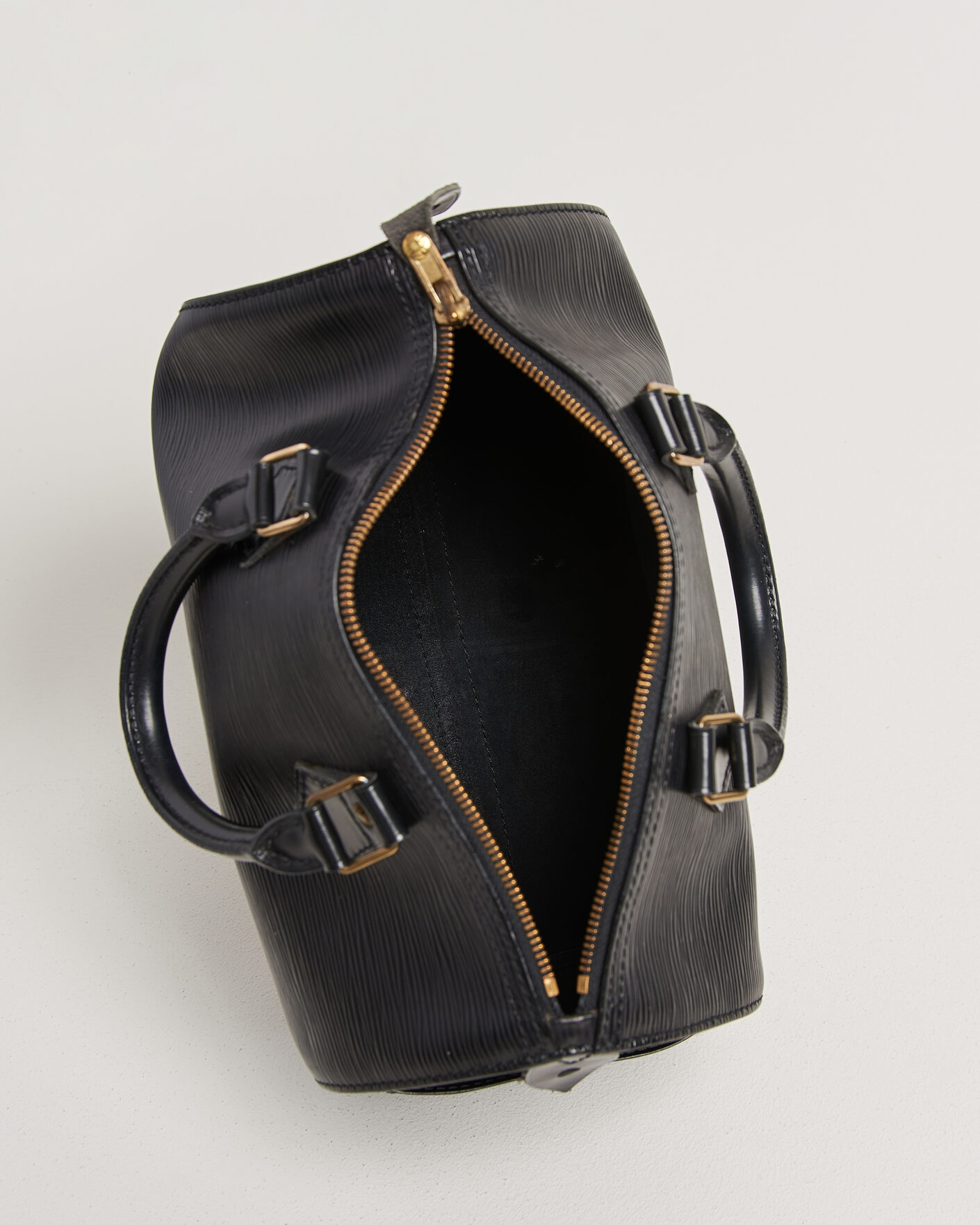 Uomini | Pre-Owned & Vintage Bags | Louis Vuitton Pre-Owned | Speedy Epi Leather 25 Black