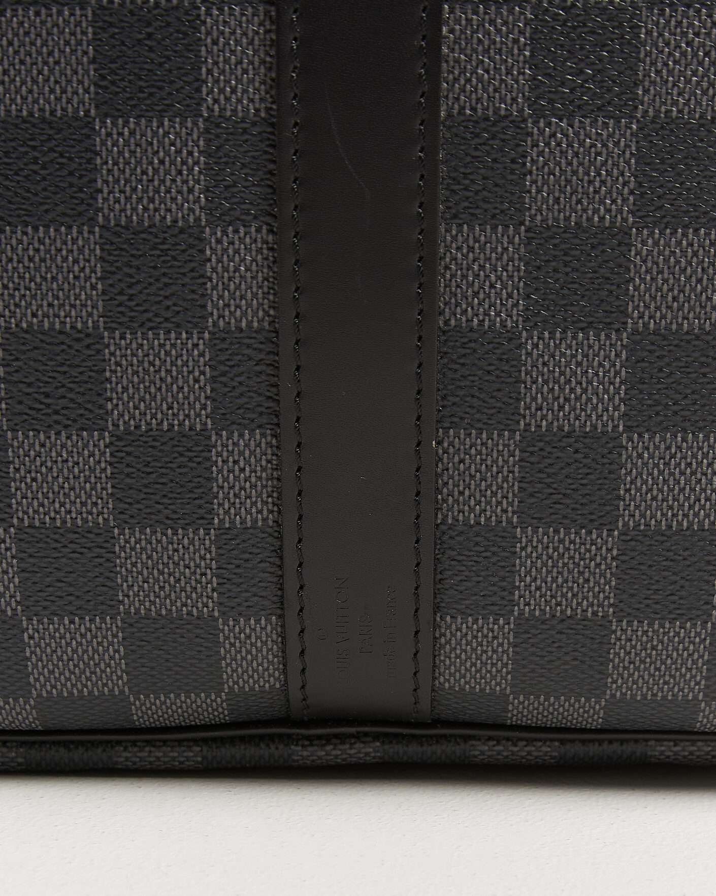 Uomini | Pre-Owned & Vintage Bags | Louis Vuitton Pre-Owned | Keepall Bandouliére 55 Damier Graphite