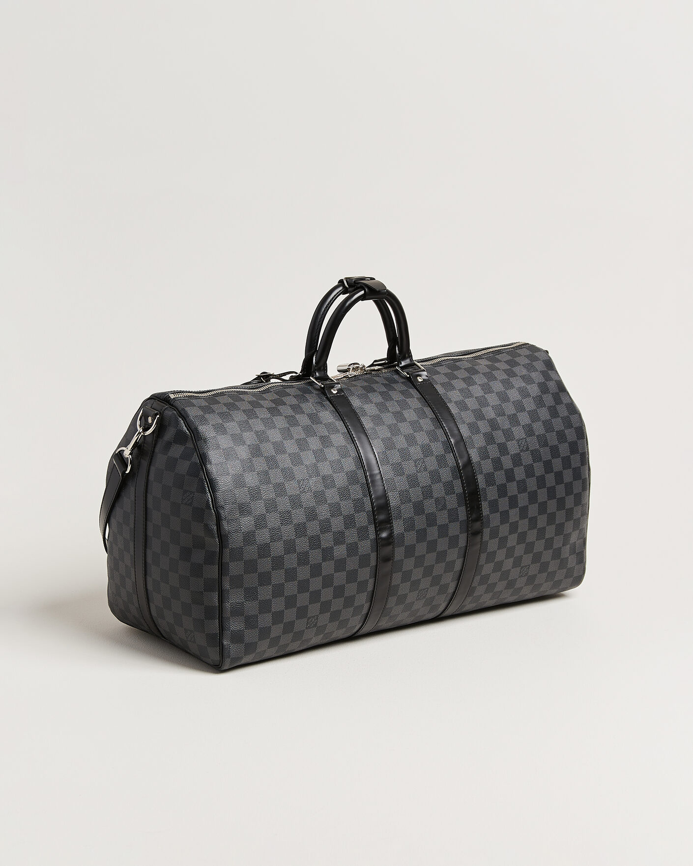 Uomini | Pre-Owned & Vintage Bags | Louis Vuitton Pre-Owned | Keepall Bandouliére 55 Damier Graphite