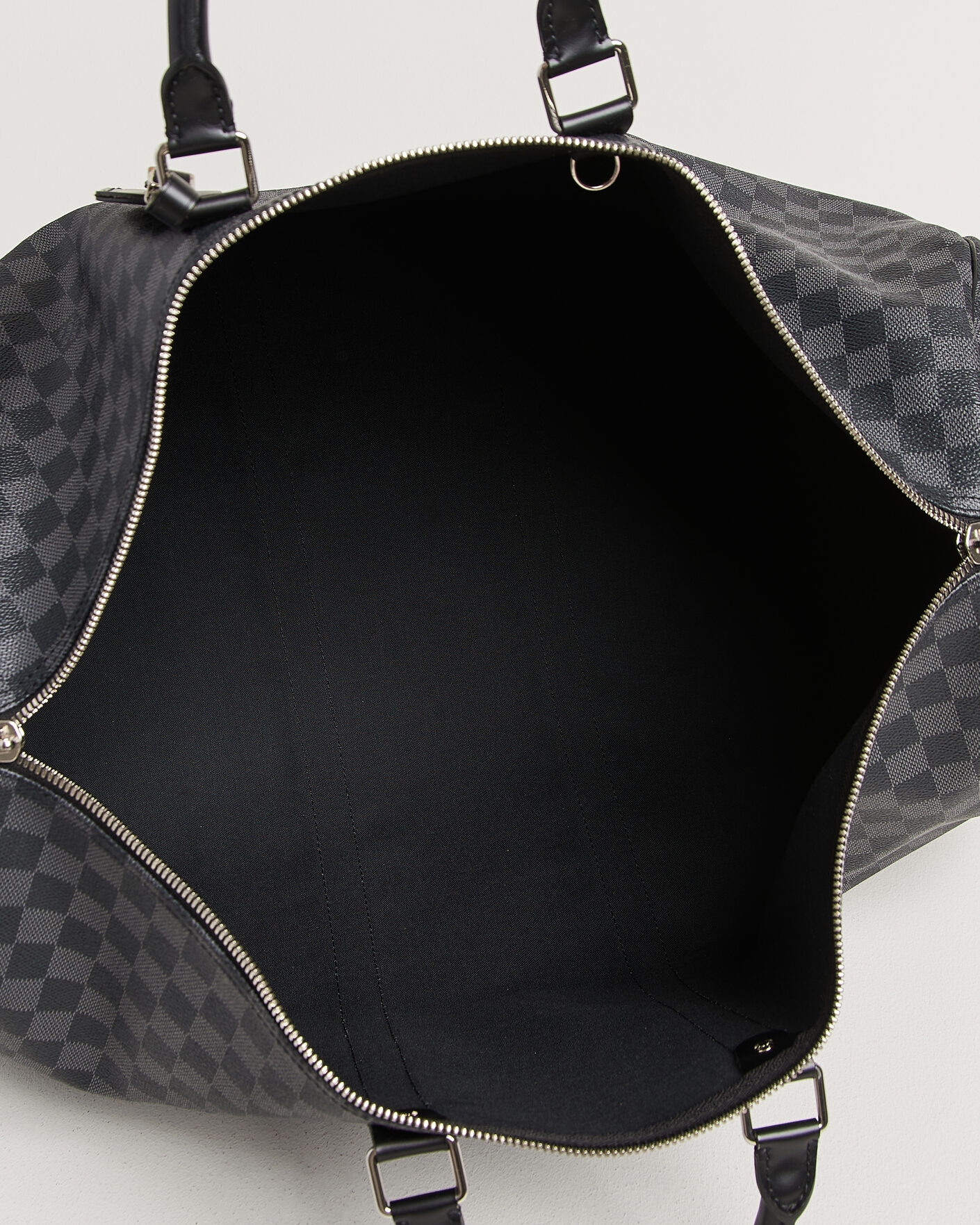 Uomini | Pre-Owned & Vintage Bags | Louis Vuitton Pre-Owned | Keepall Bandouliére 55 Damier Graphite