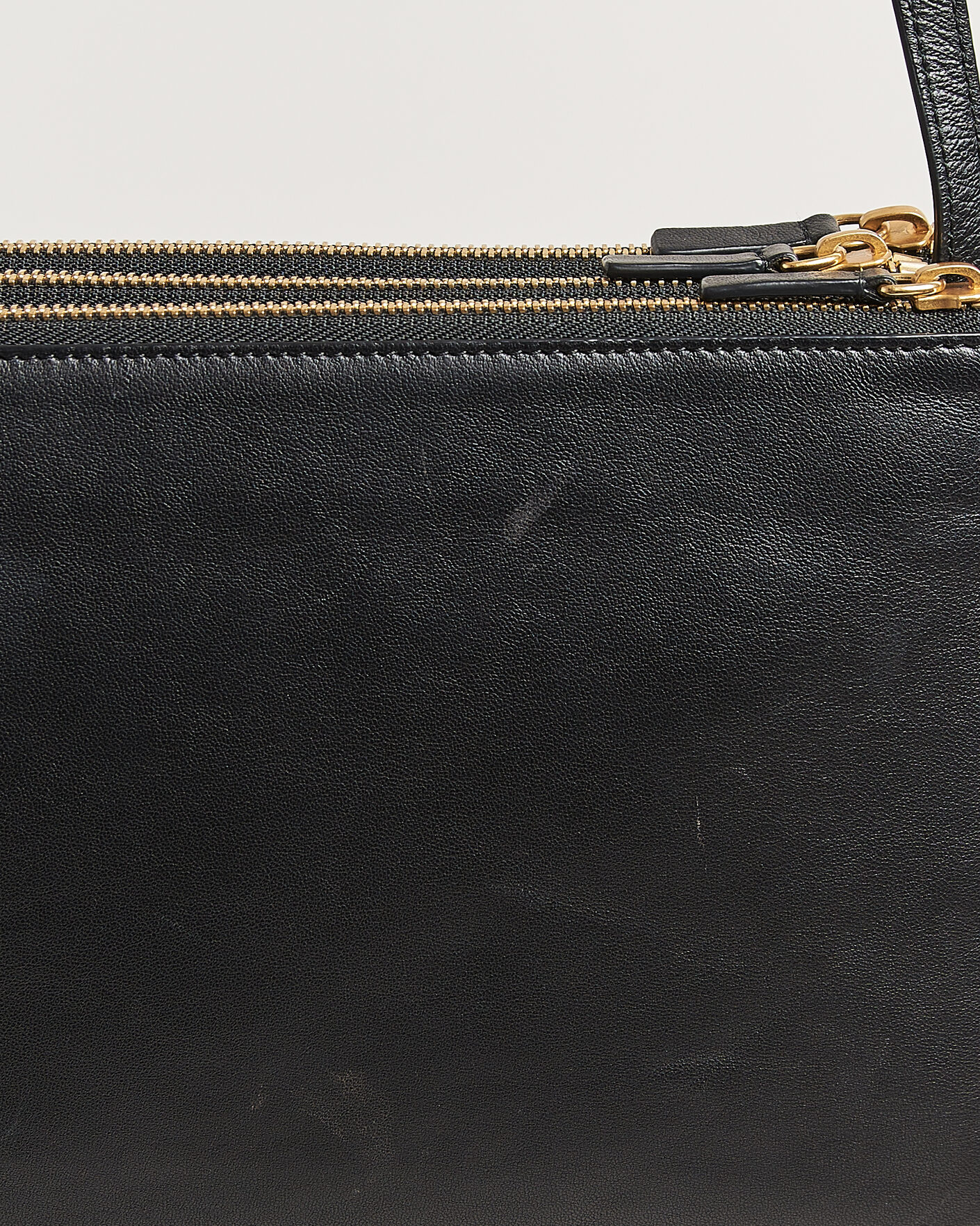 Uomini | Pre-Owned & Vintage Bags | Celine Pre-Owned | Trio Bag Medium Leather Black