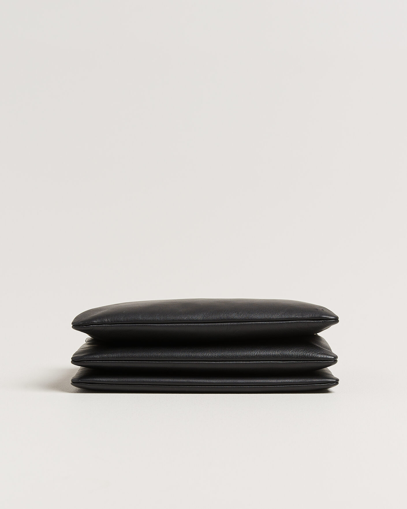 Uomini | Pre-Owned & Vintage Bags | Celine Pre-Owned | Trio Bag Medium Leather Black