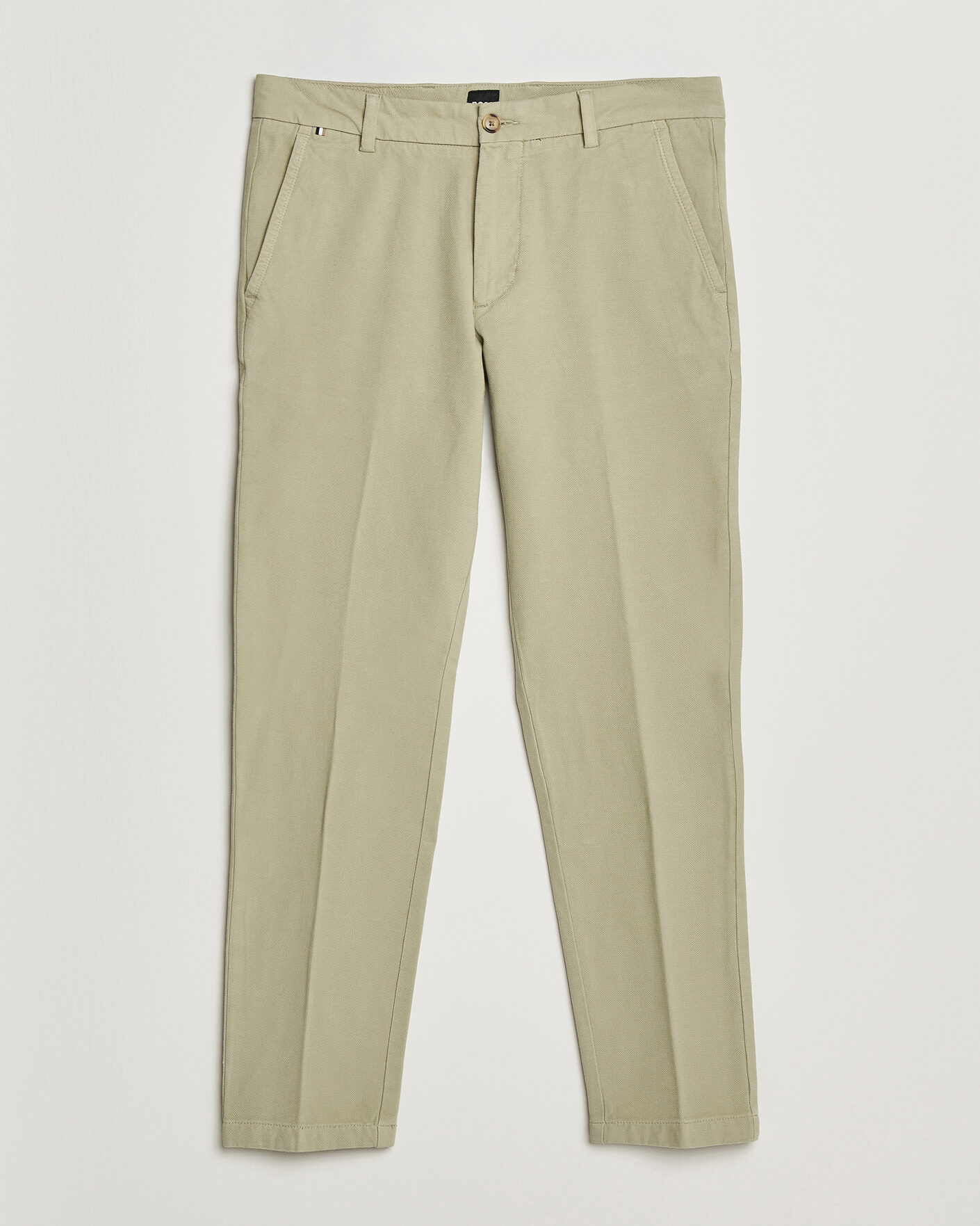 Uomini | Pantaloni | BOSS BLACK | Kaiton Structured Chinos Sage