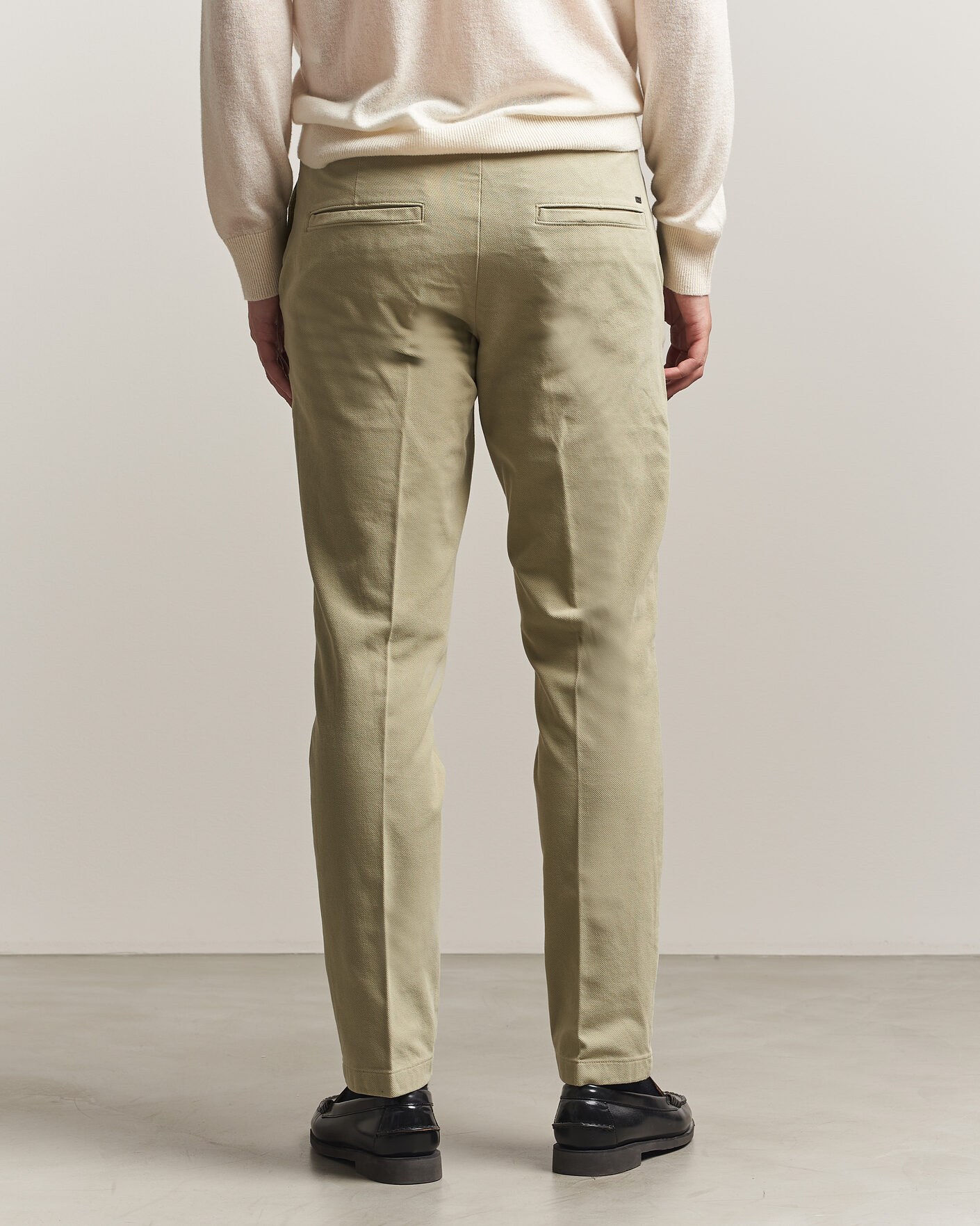 Uomini | Pantaloni | BOSS BLACK | Kaiton Structured Chinos Sage