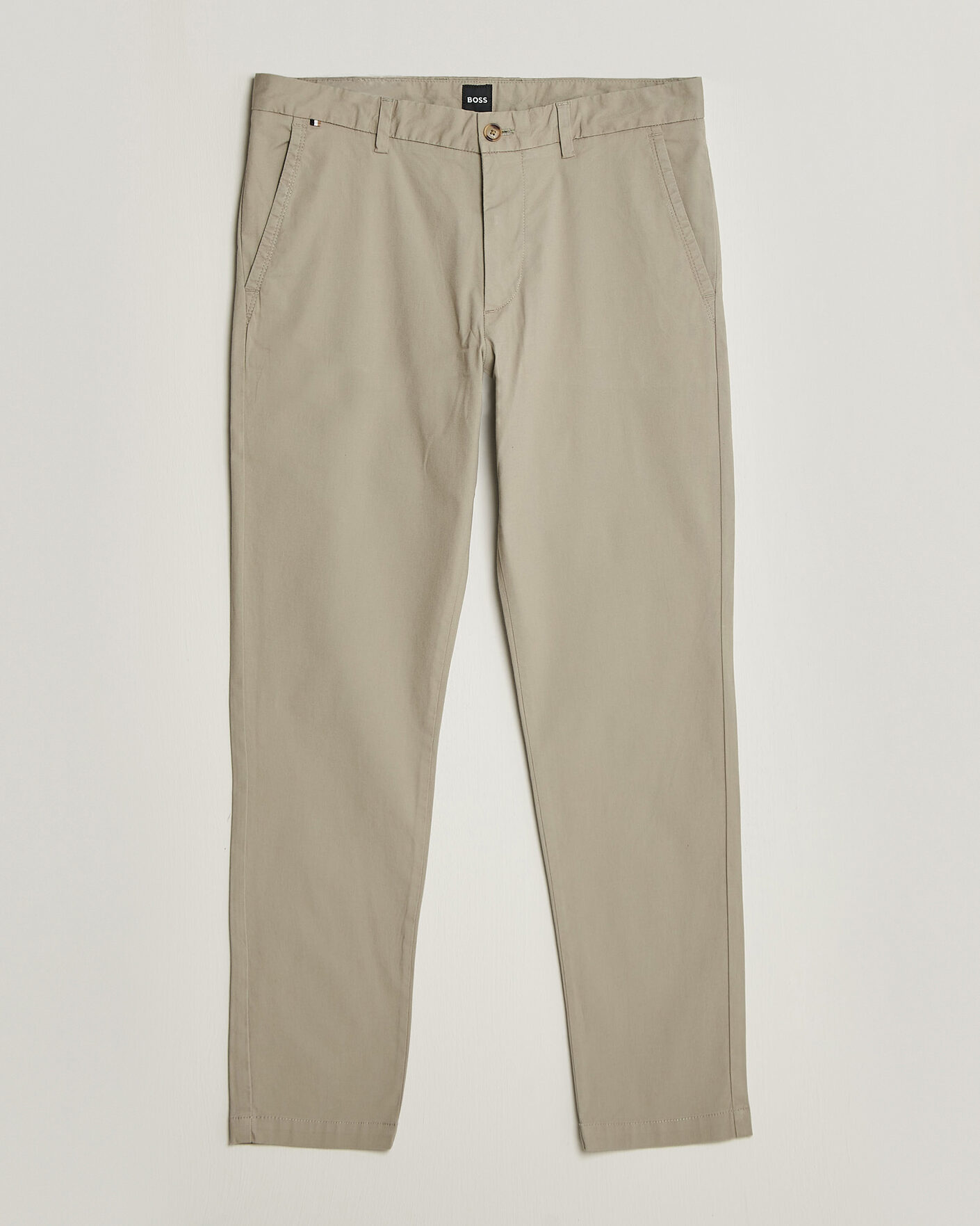 Uomini | Pantaloni | BOSS BLACK | Kaiton Structured Chinos Open Beige