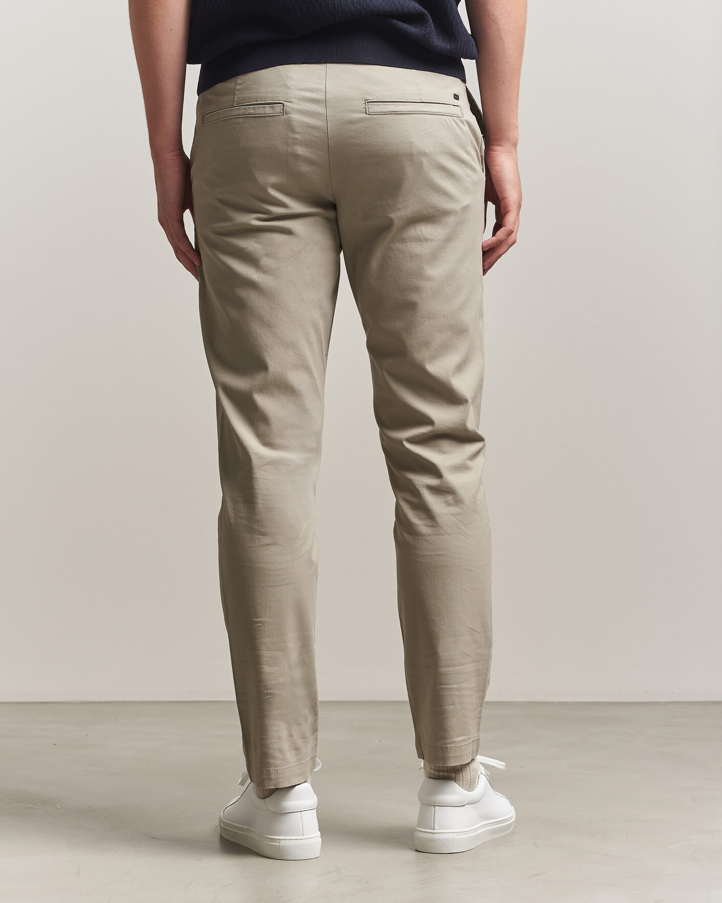 Uomini | Pantaloni | BOSS BLACK | Kaiton Structured Chinos Open Beige