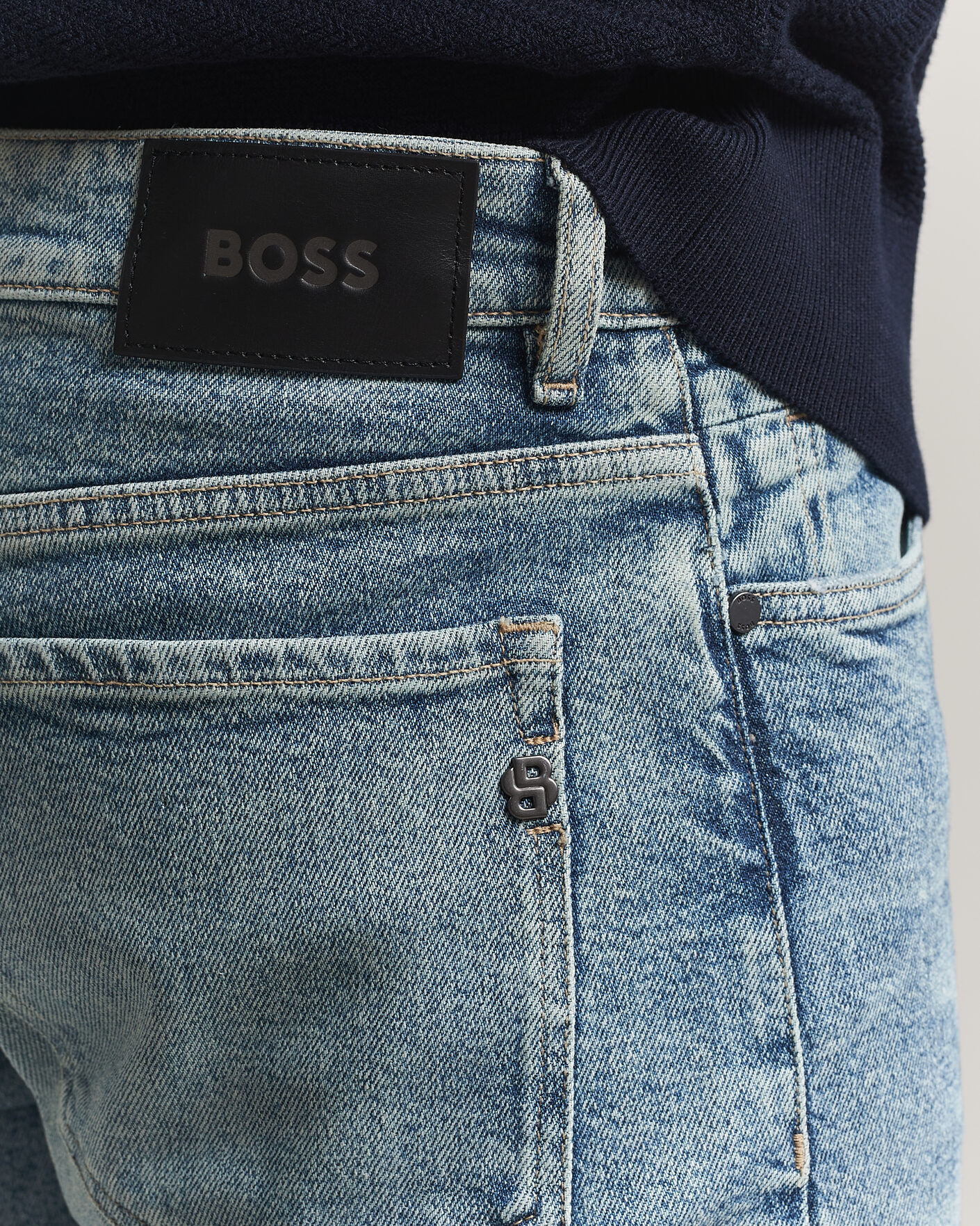 Uomini | Jeans | BOSS BLACK | Ogden Regular Fit Jeans Bright Blue