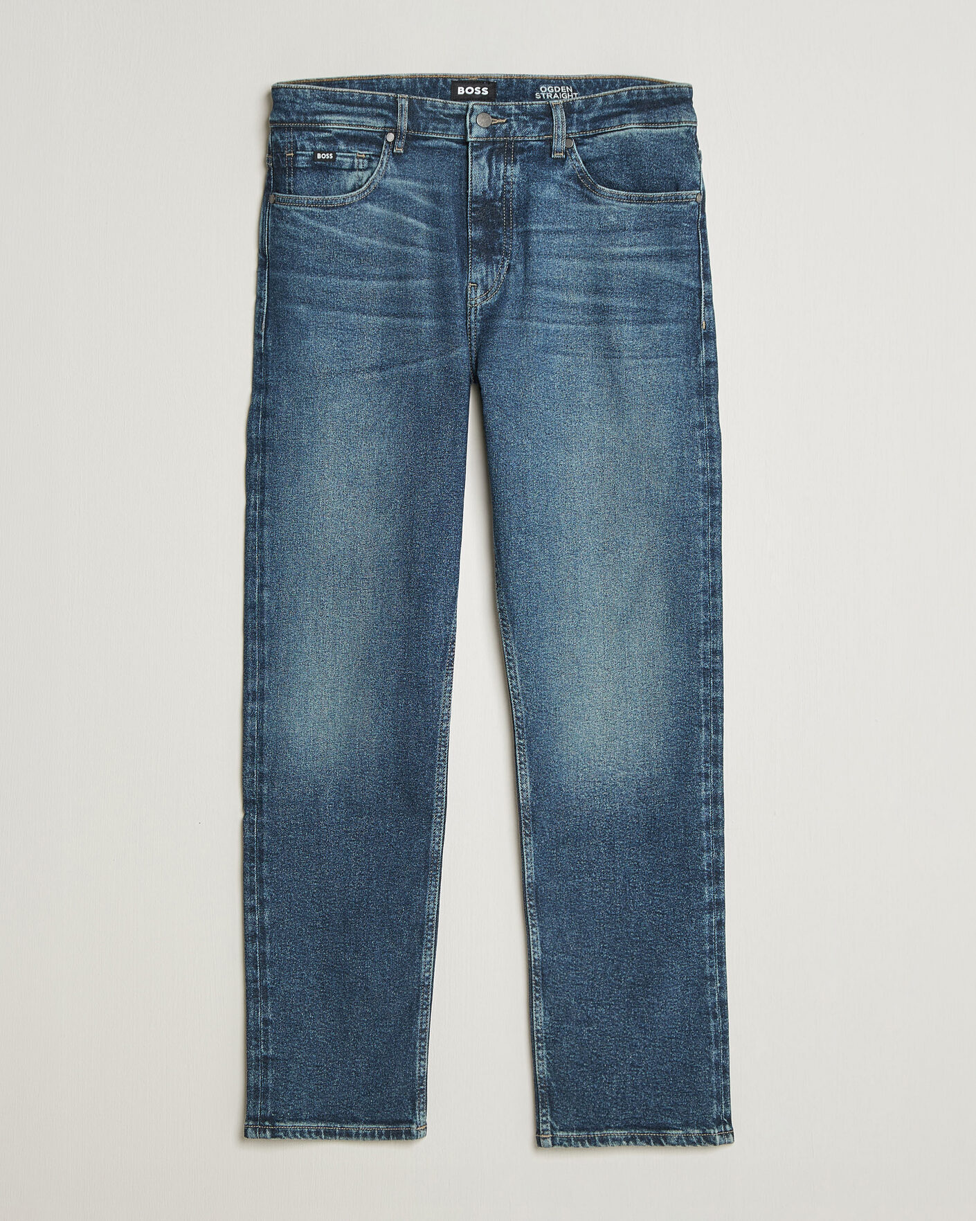 Uomini | Jeans | BOSS BLACK | Ogden Regular Fit Jeans Medium Blue