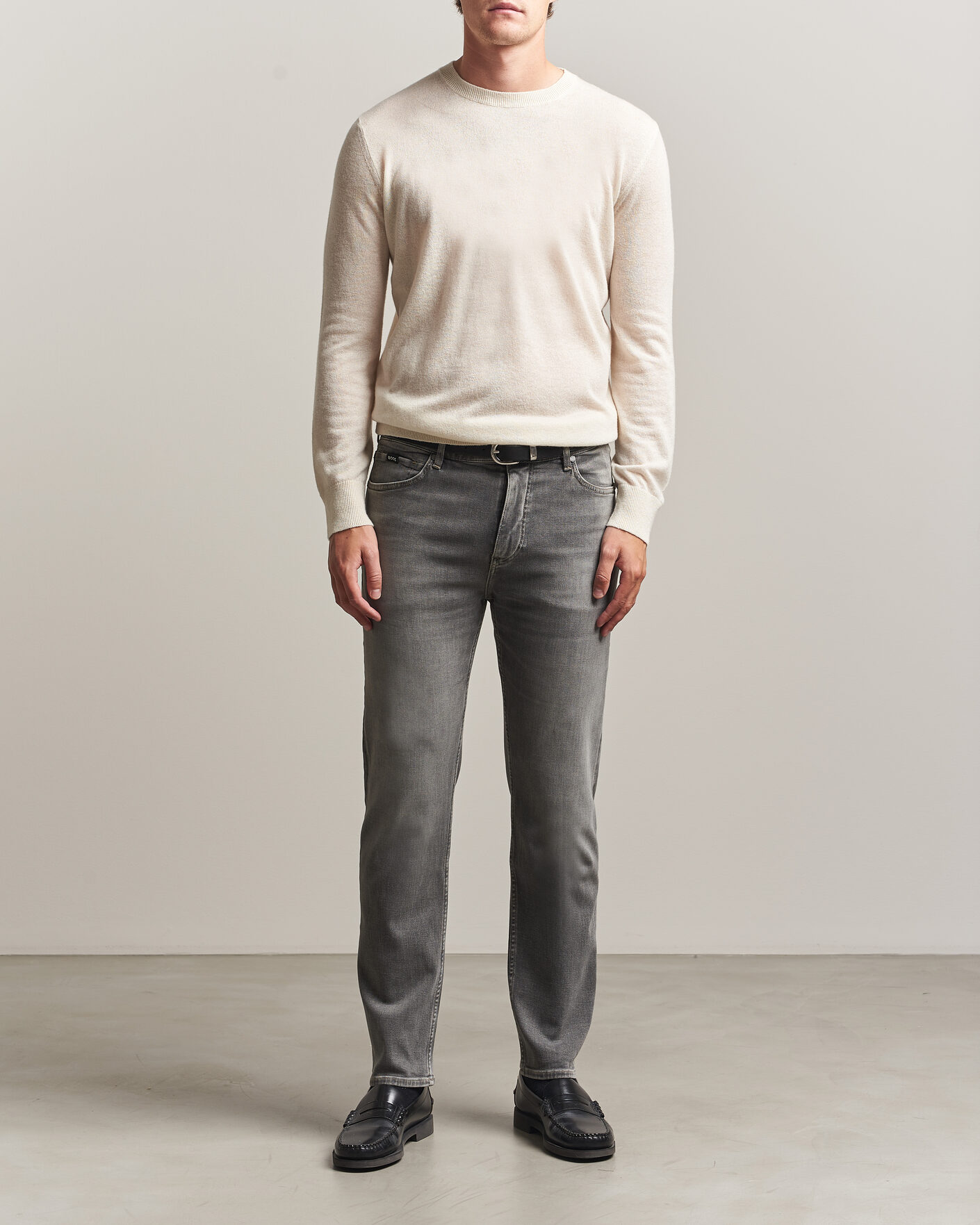 Uomini | Jeans | BOSS BLACK | Ogden Regular Fit Jeans Medium Grey