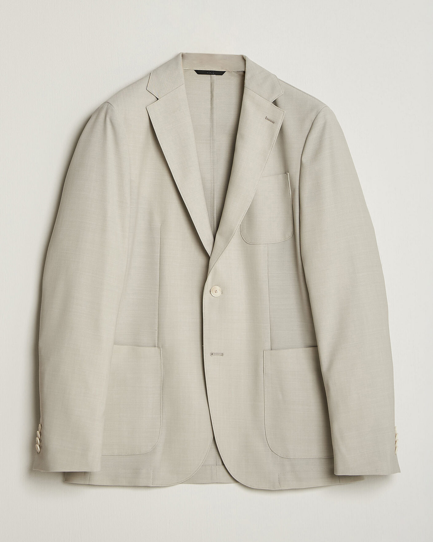 Uomini | Blazers | BOSS BLACK | Hanry Wool Patch Pocket Blazer Light Beige