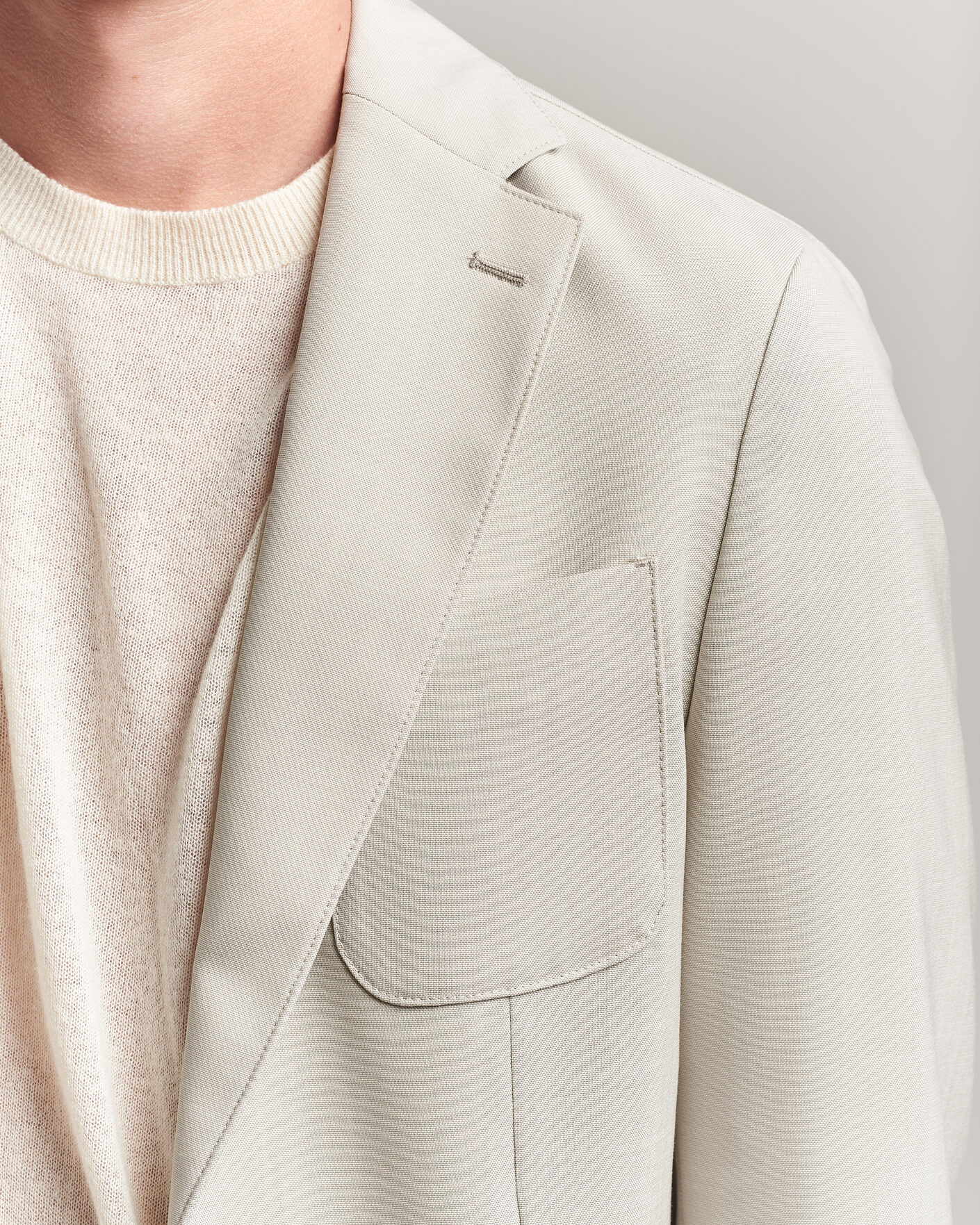 Uomini | Blazers | BOSS BLACK | Hanry Wool Patch Pocket Blazer Light Beige