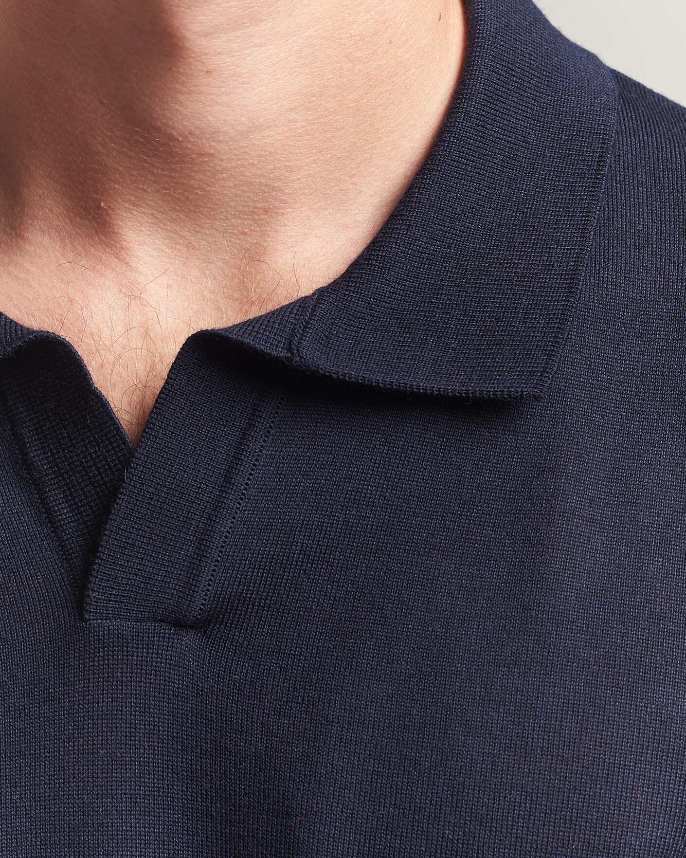Uomini | Polo | BOSS BLACK | Lantoni Knitted Polo Dark Blue