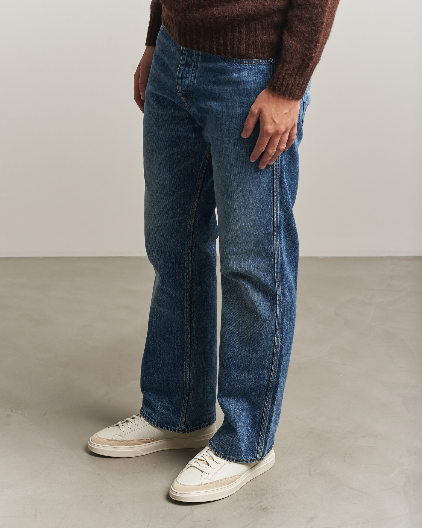 Uomini | Sneakers | BOSS BLACK | Kieran Leather/Suede Sneaker Open White