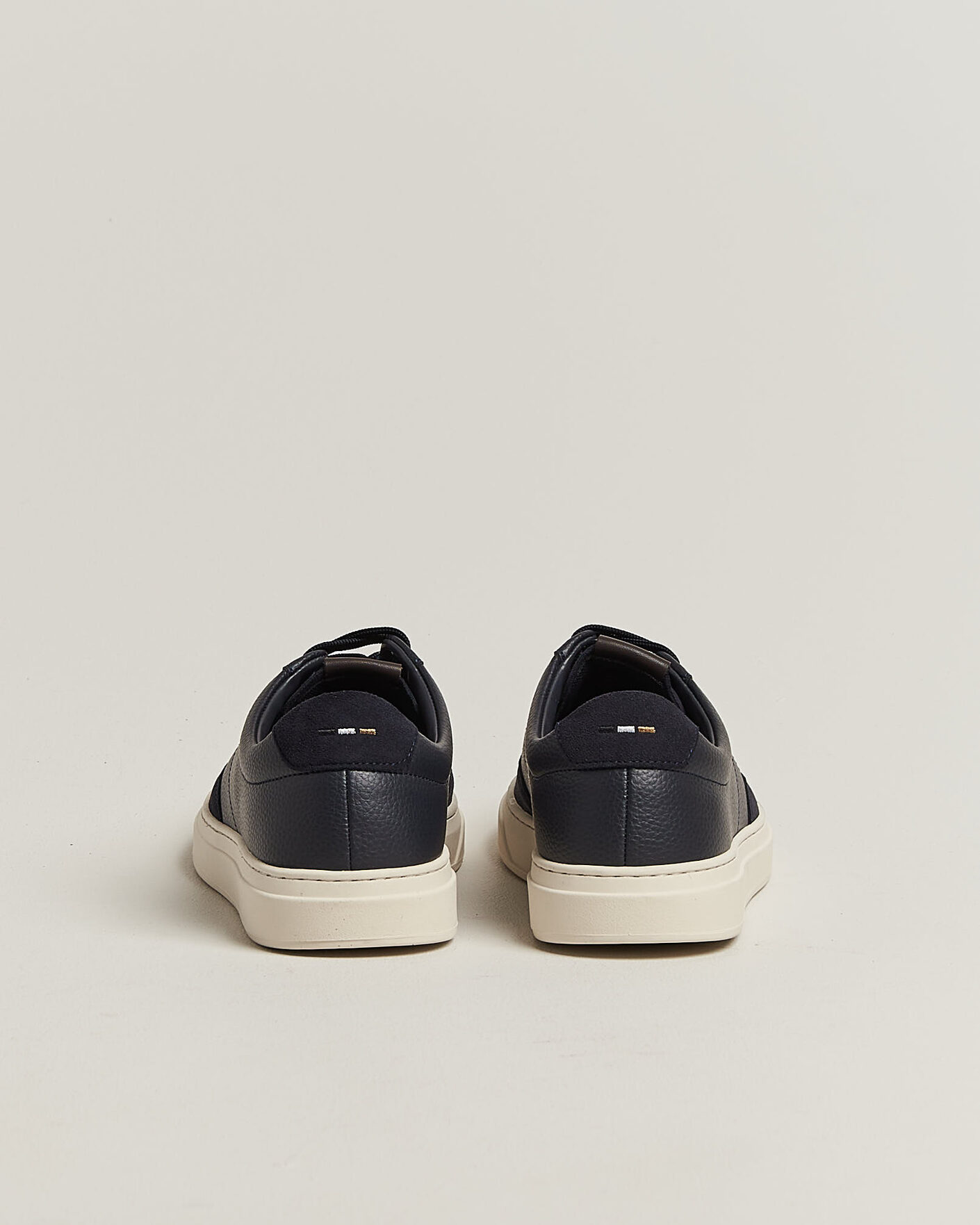 Uomini | Sneakers | BOSS BLACK | Kieran Leather/Suede Sneaker Dark Blue