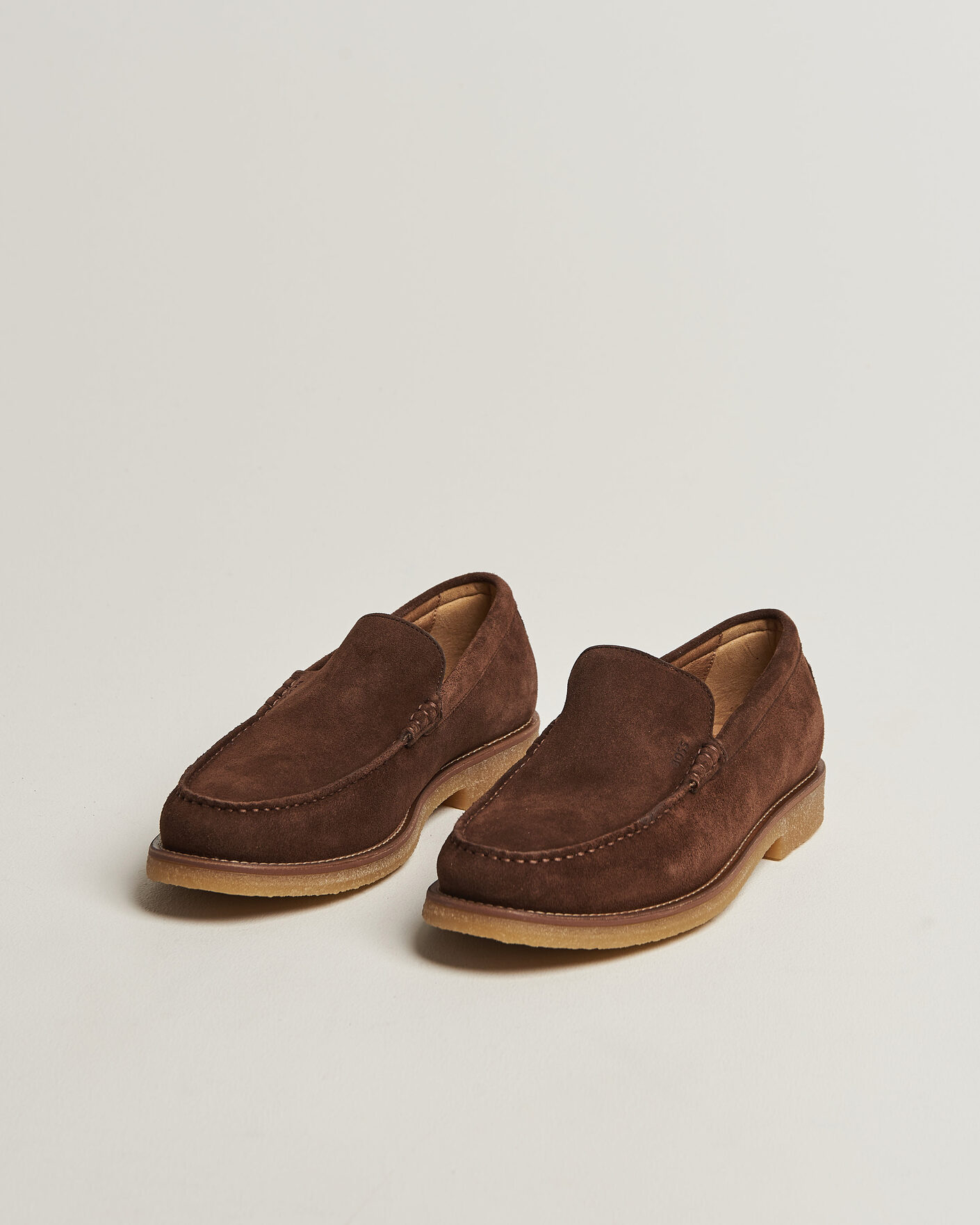 Uomini | Mocassini | BOSS BLACK | Kope Suede Moccasin Dark Brown