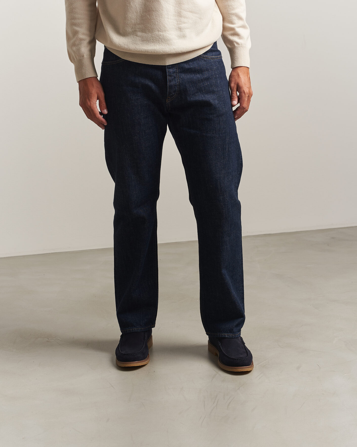 Uomini | Mocassini | BOSS BLACK | Kope Suede Moccasin Dark Blue