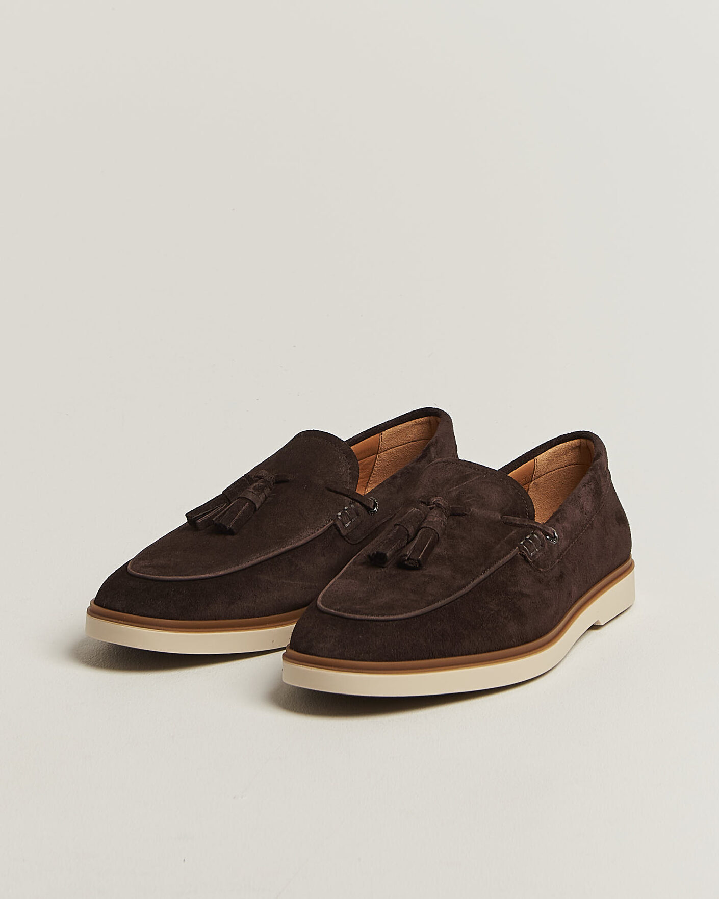 Uomini | Mocassini | BOSS BLACK | Hedley Suede Tassle Loafer Dark Brown