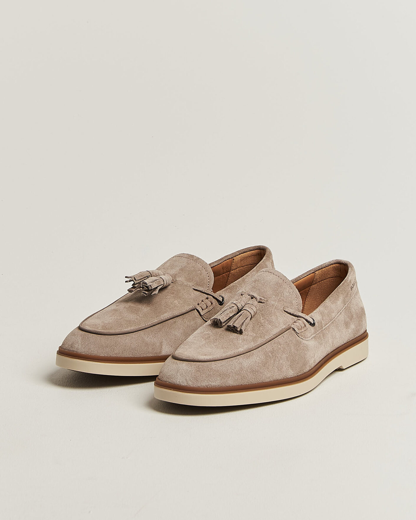 Uomini | Mocassini | BOSS BLACK | Hedley Suede Tassle Loafer Dark Beige