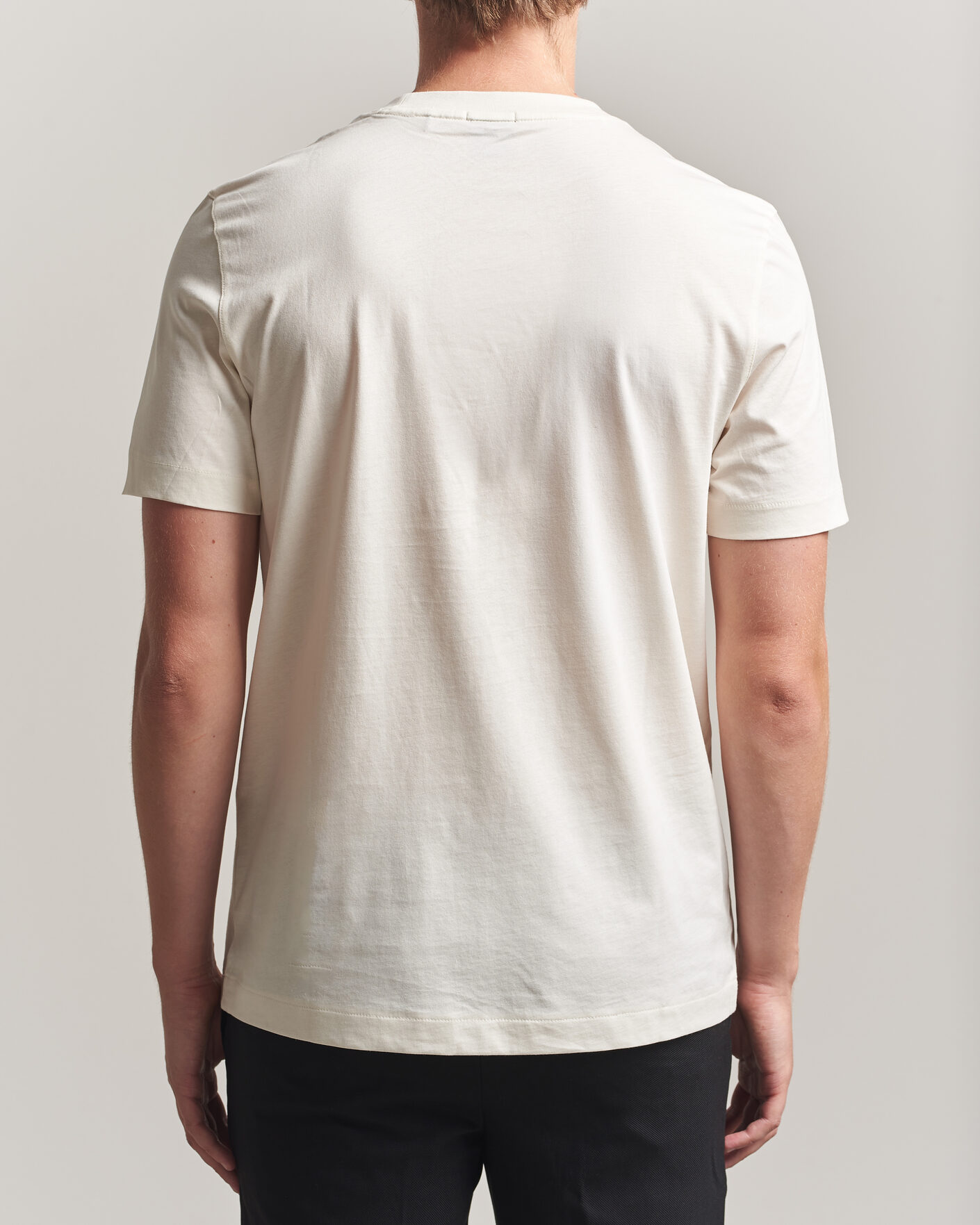 Uomini | T-shirt | BOSS BLACK | Thompson Crew Neck T-Shirt Open White