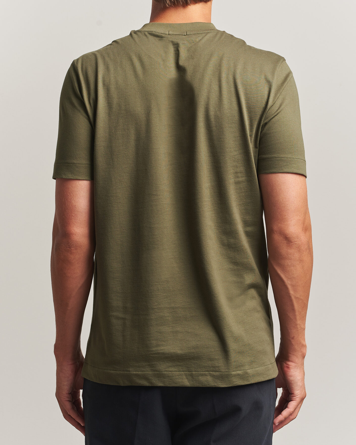 Uomini | T-shirt | BOSS BLACK | Thompson Crew Neck T-Shirt Open Green