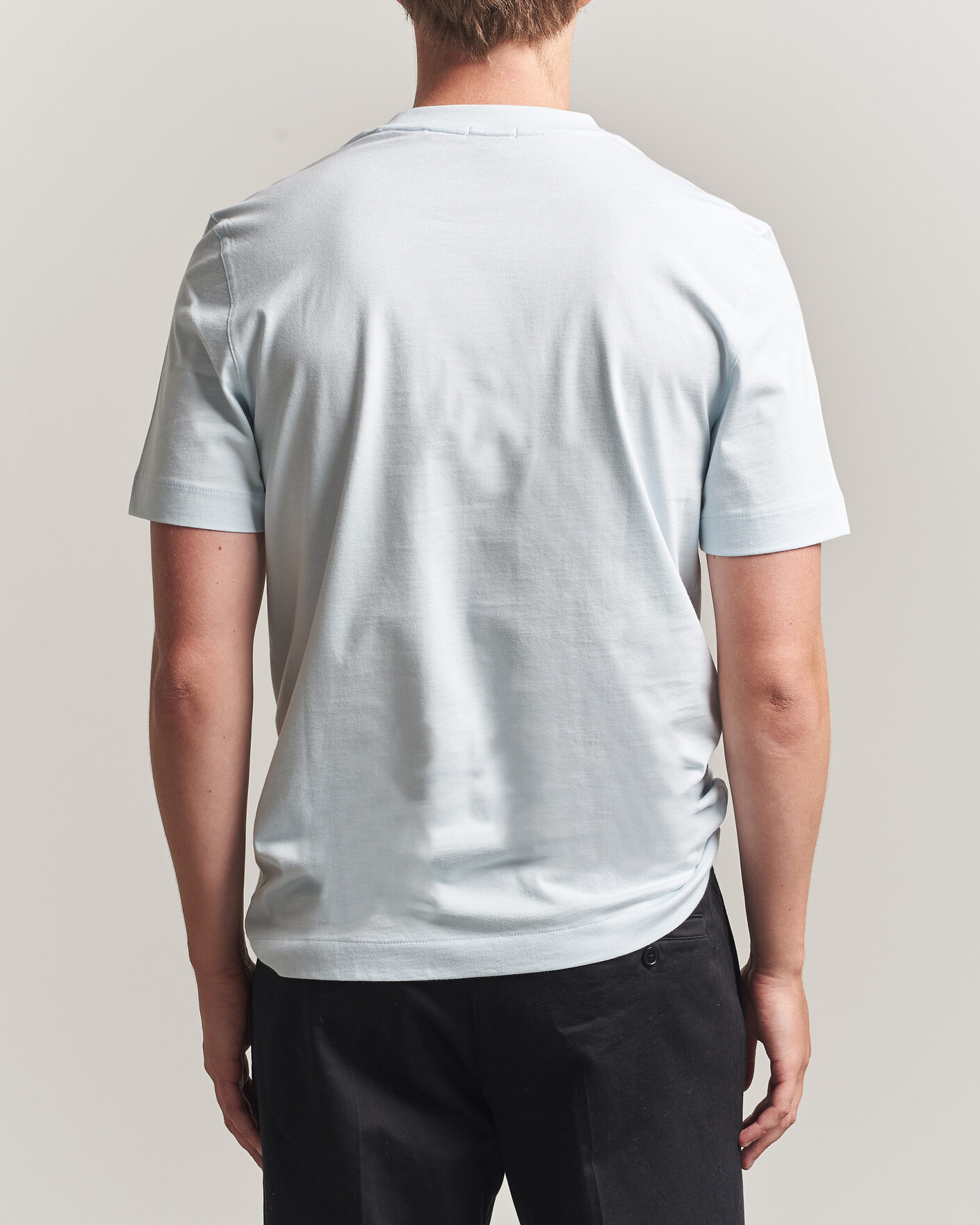Uomini | T-shirt | BOSS BLACK | Thompson Crew Neck T-Shirt Open Blue