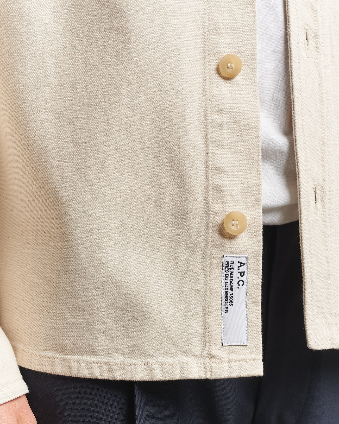 Uomini | Camicie | A.P.C. | Basile Overshirt Off White
