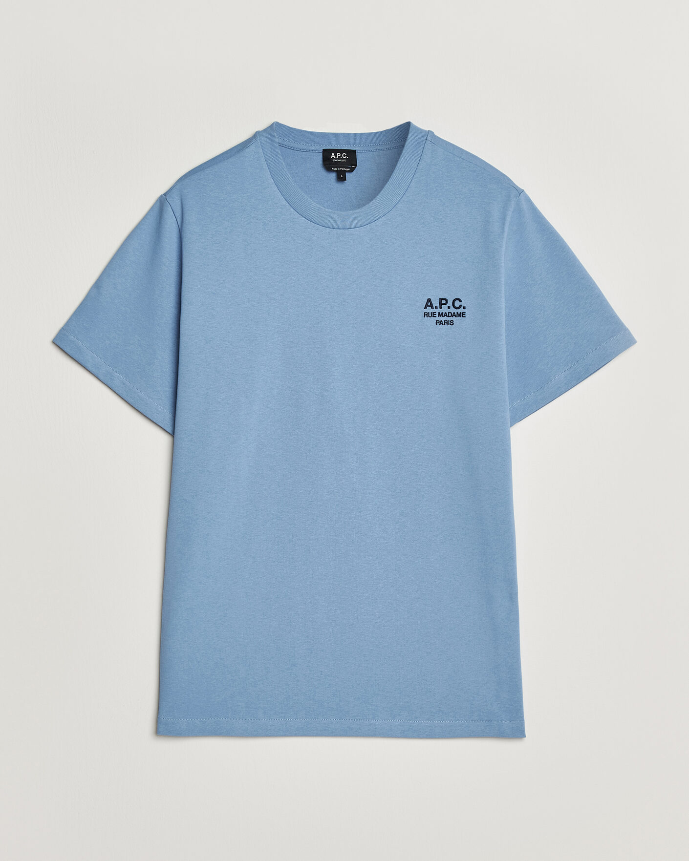 Uomini | T-shirt | A.P.C. | Rue Madame T-Shirt Light Blue