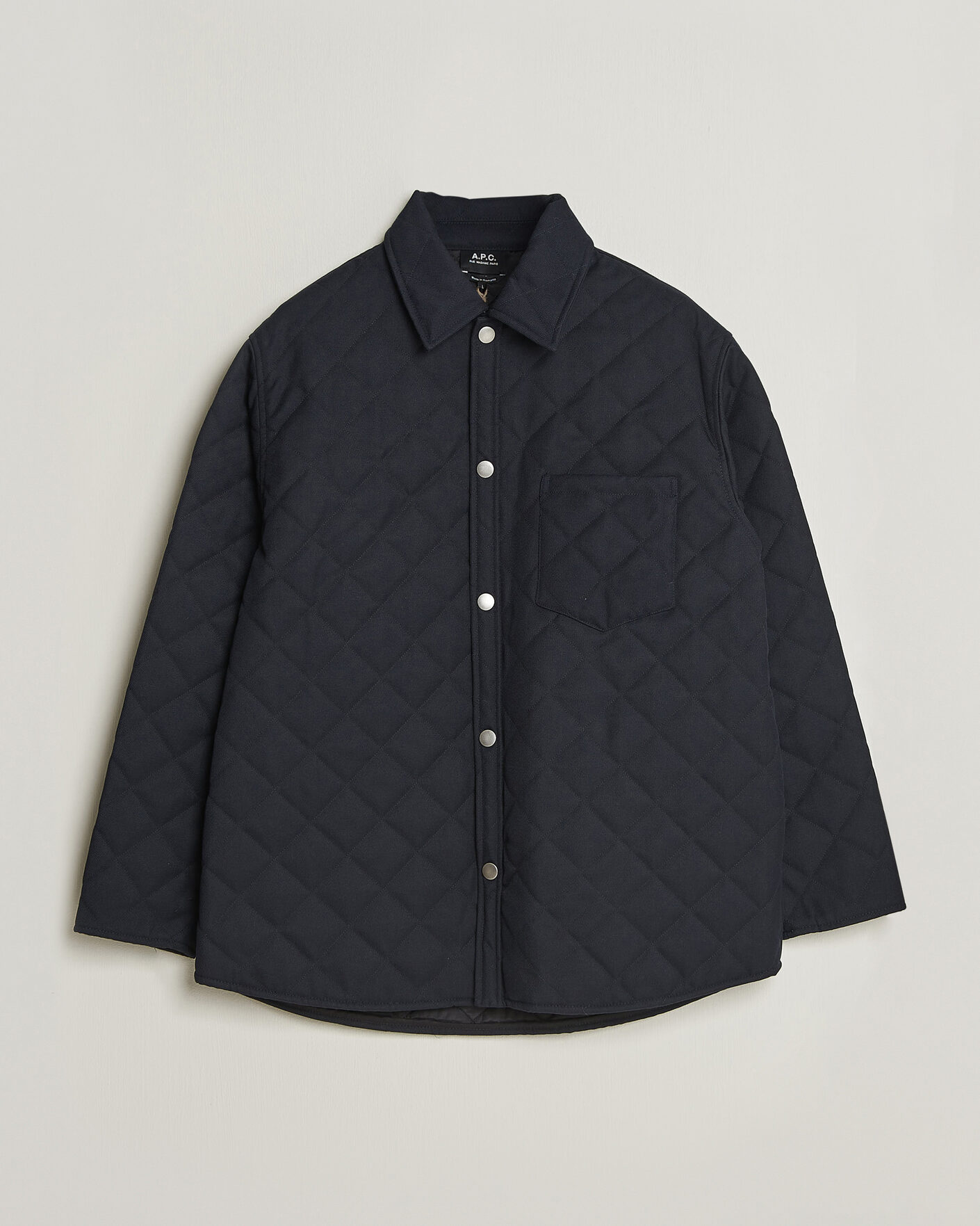 Uomini | Giacche | A.P.C. | Georges Quilted Jacket Dark Navy