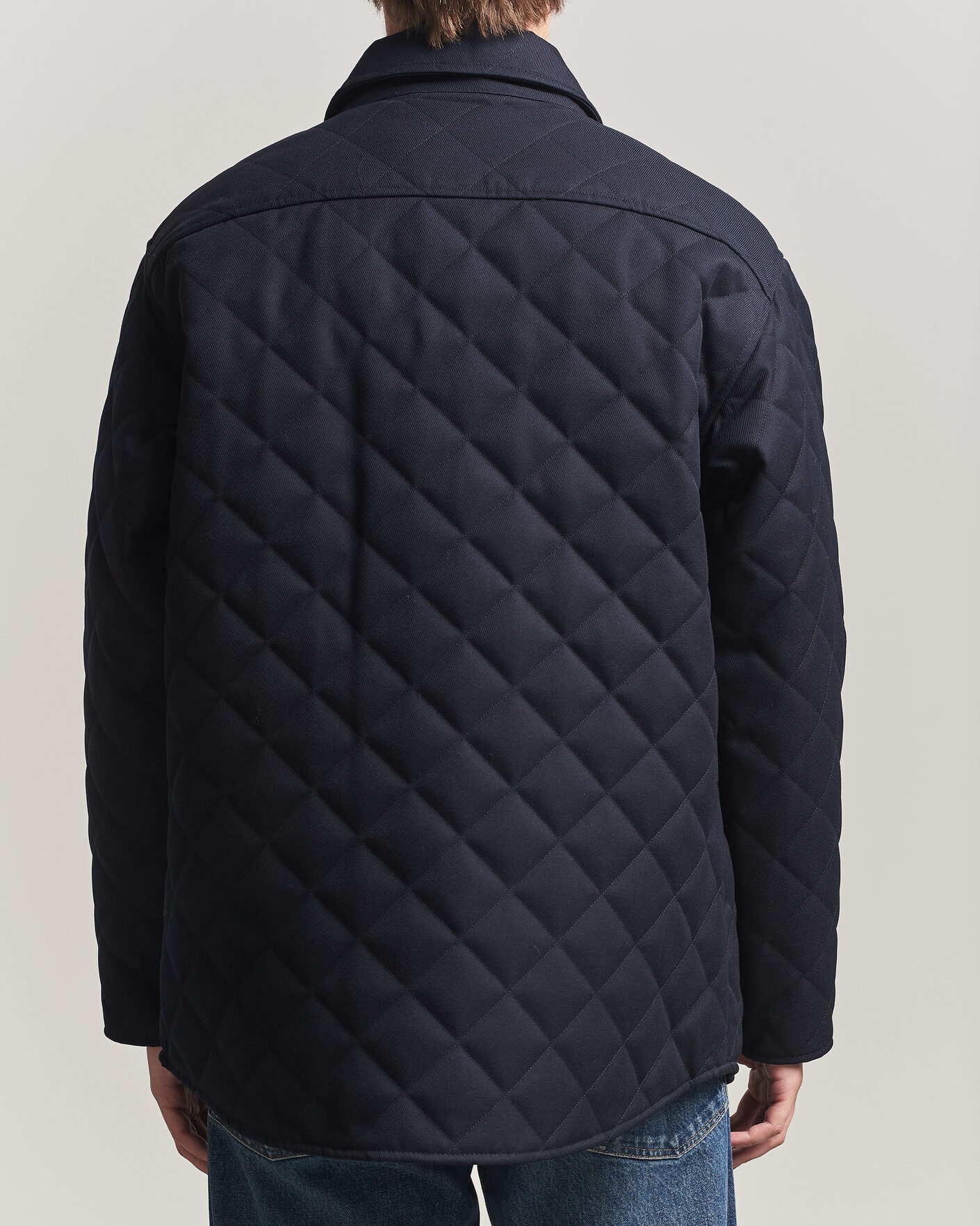 Uomini | Giacche | A.P.C. | Georges Quilted Jacket Dark Navy