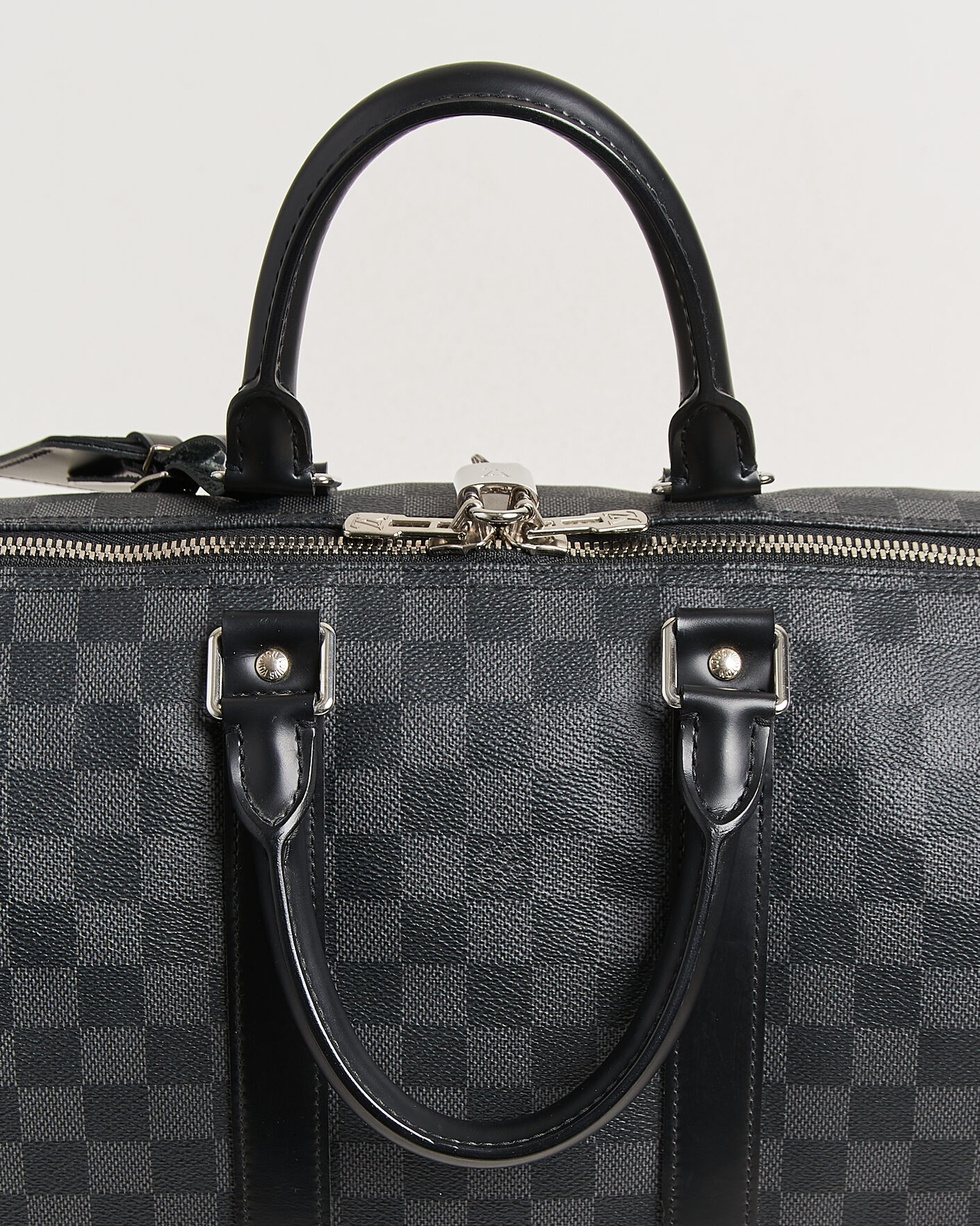 Uomini | Pre-Owned & Vintage Bags | Louis Vuitton Pre-Owned | Keepall Bandouliére 45 Damier Graphite