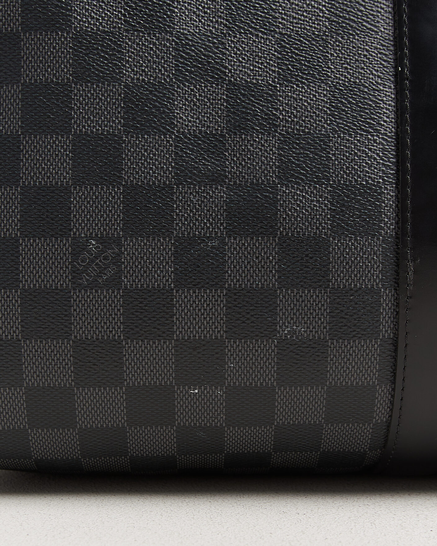 Uomini | Pre-Owned & Vintage Bags | Louis Vuitton Pre-Owned | Keepall Bandouliére 45 Damier Graphite
