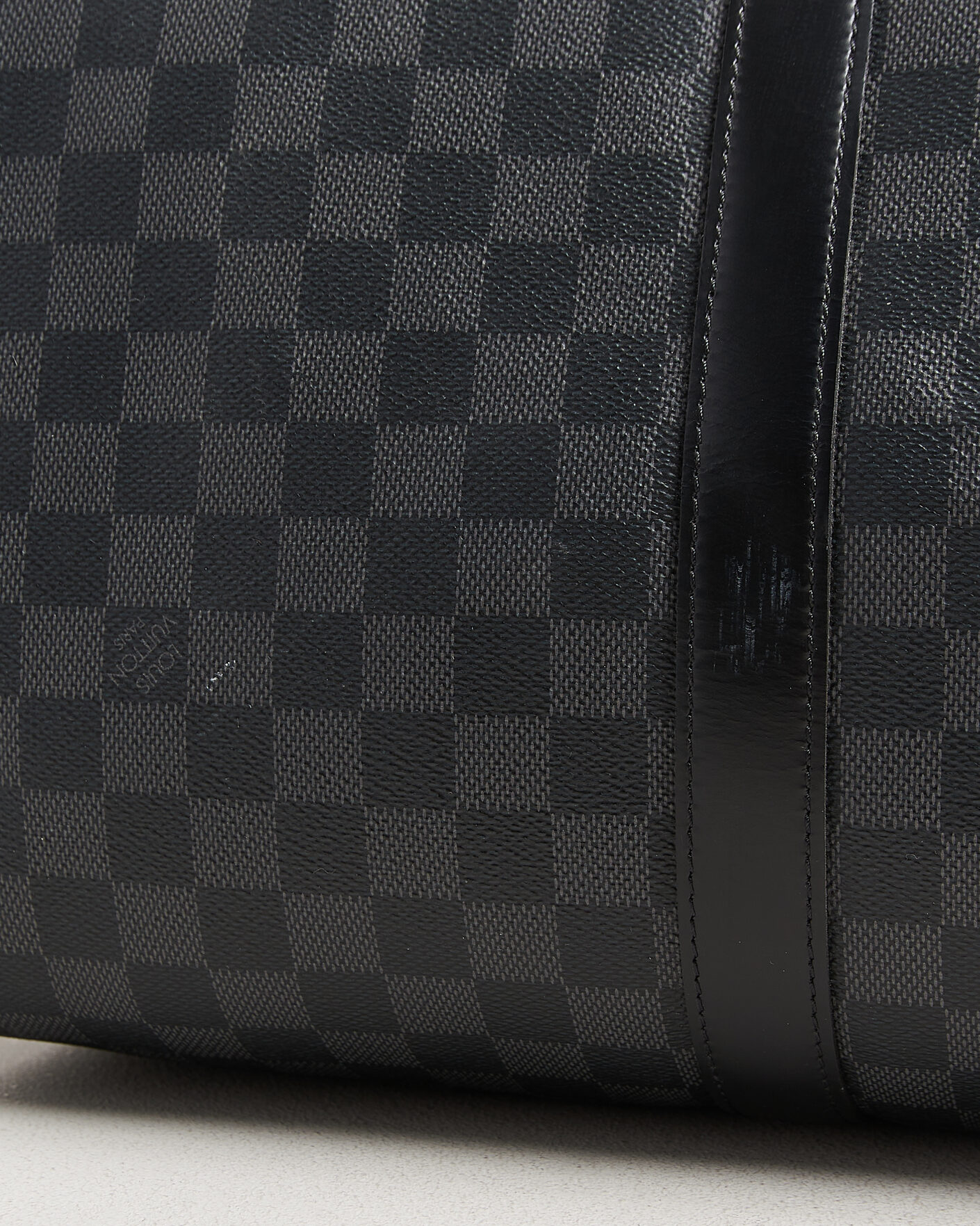 Uomini | Pre-Owned & Vintage Bags | Louis Vuitton Pre-Owned | Keepall Bandouliére 45 Damier Graphite
