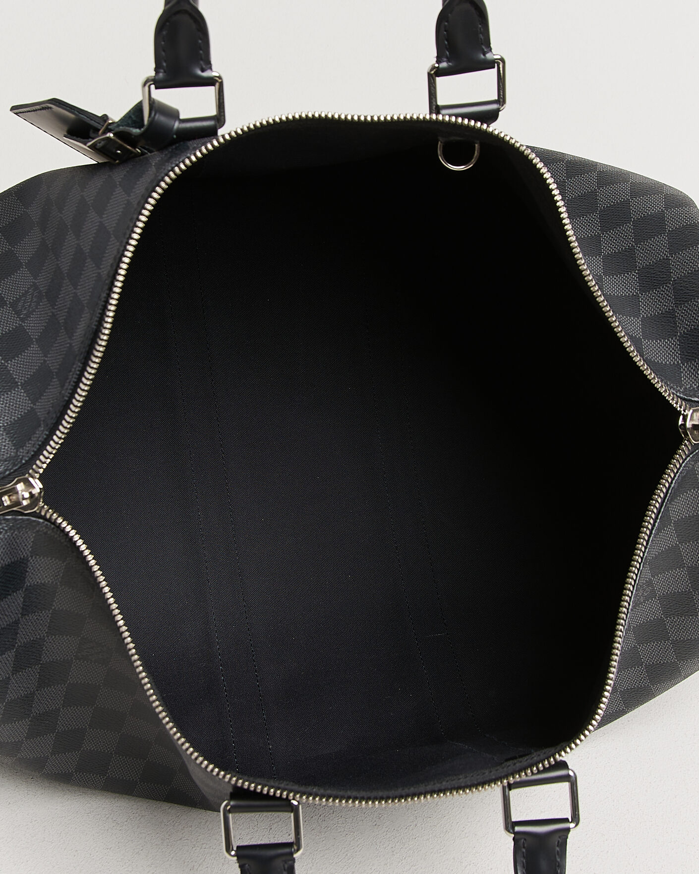 Uomini | Pre-Owned & Vintage Bags | Louis Vuitton Pre-Owned | Keepall Bandouliére 45 Damier Graphite