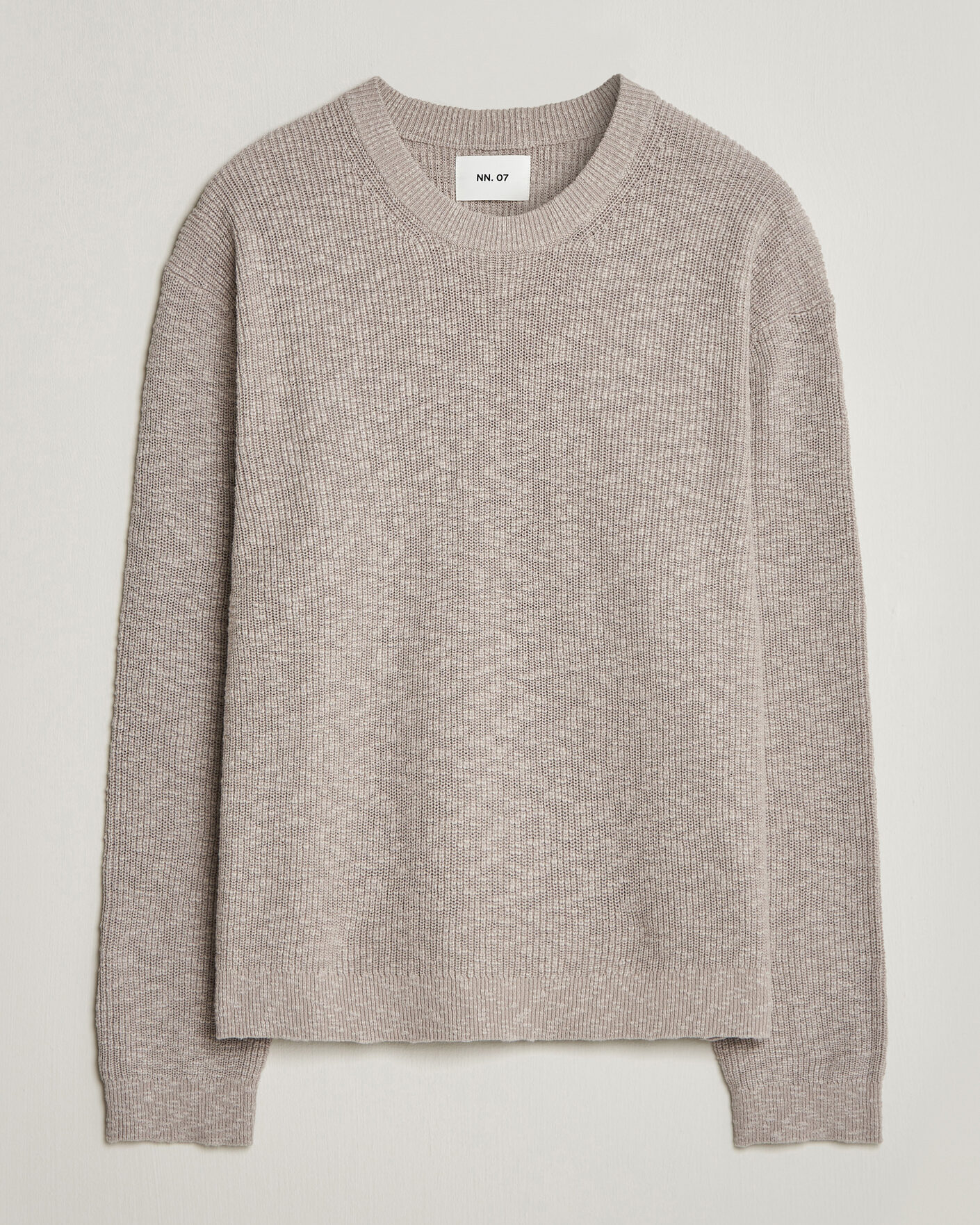 Uomini | Maglieria | NN07 | Russell Cotton Knitted Sweater Moon Dust