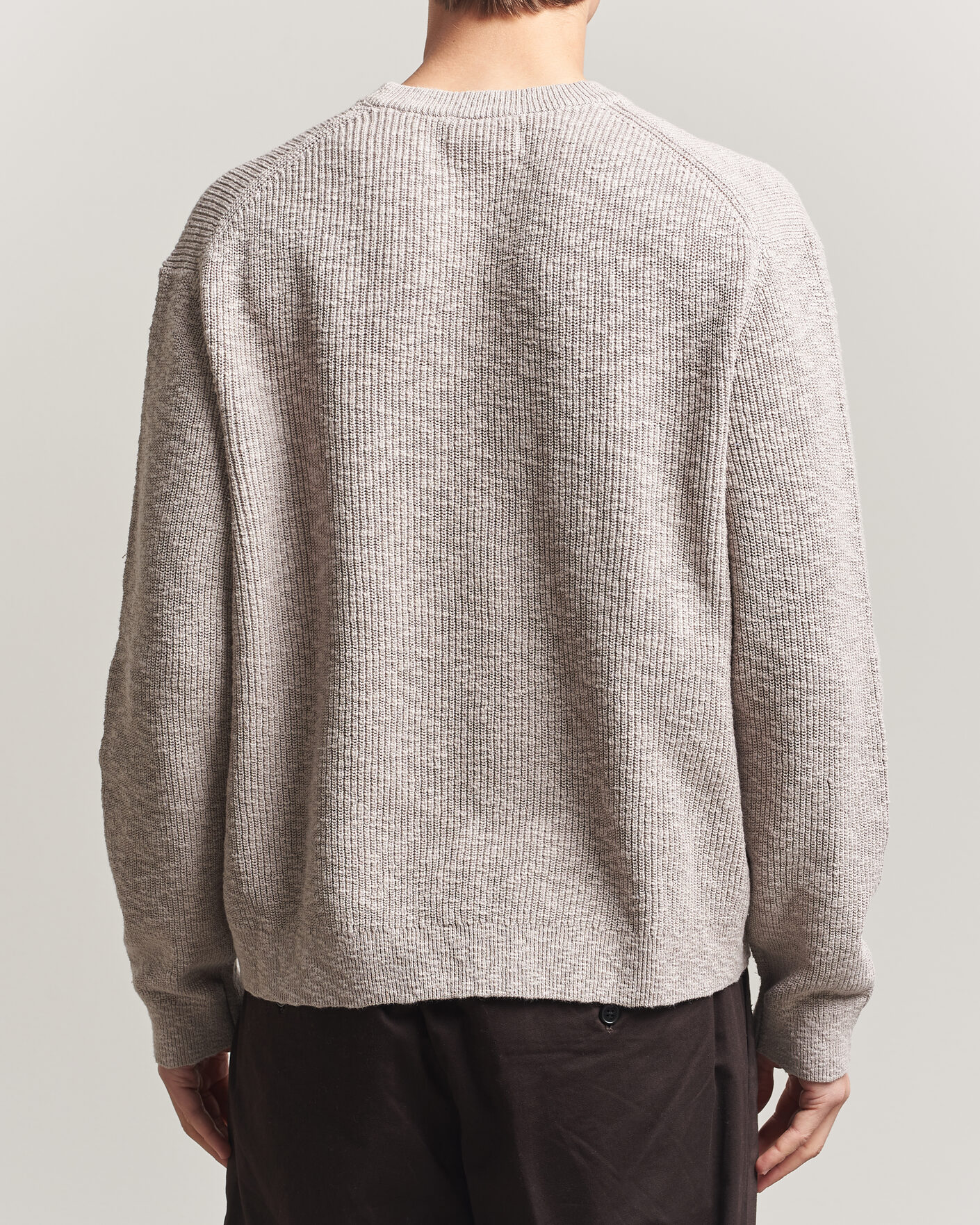Uomini | Maglieria | NN07 | Russell Cotton Knitted Sweater Moon Dust