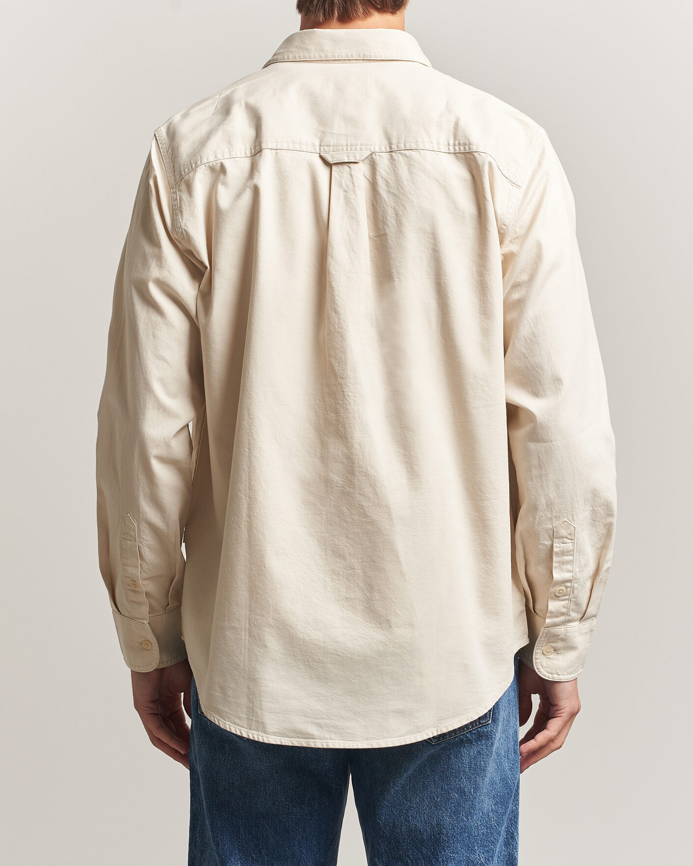 Uomini | Camicie | NN07 | Colby Twill Overshirt Ivory