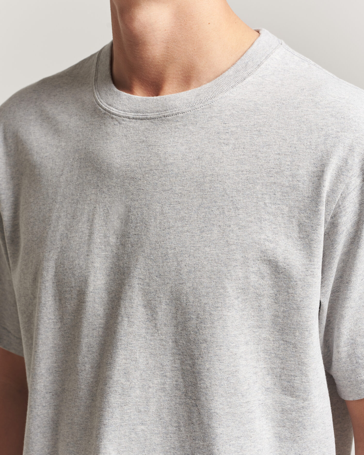 Uomini | T-shirt | NN07 | Jett Printed HQ T-Shirt Grey Melange