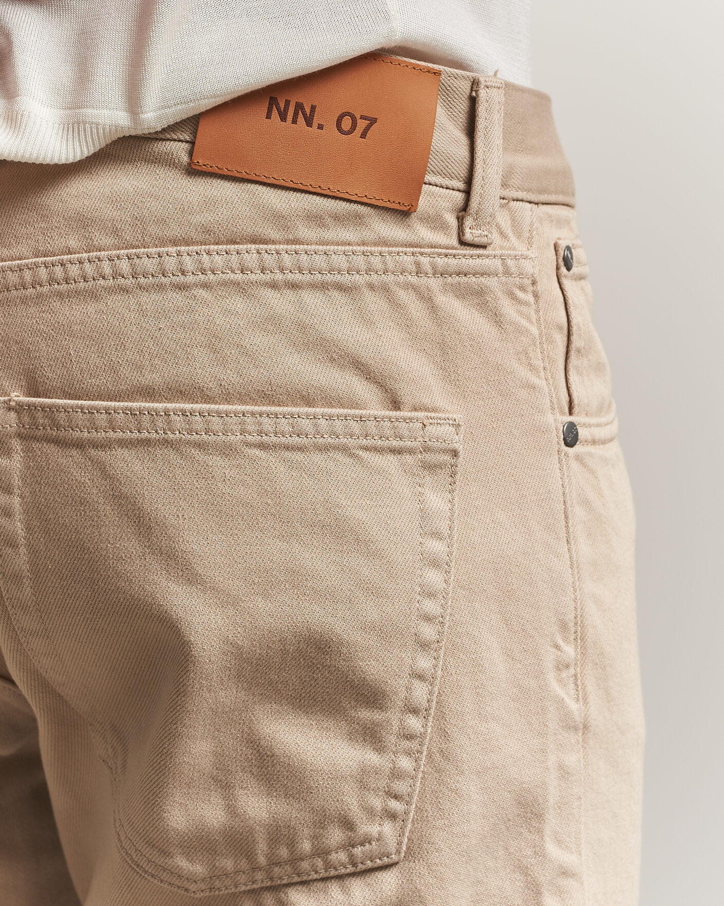 Uomini | Pantaloni | NN07 | Sonny Straight Fit 5-Pocket Pants Oat