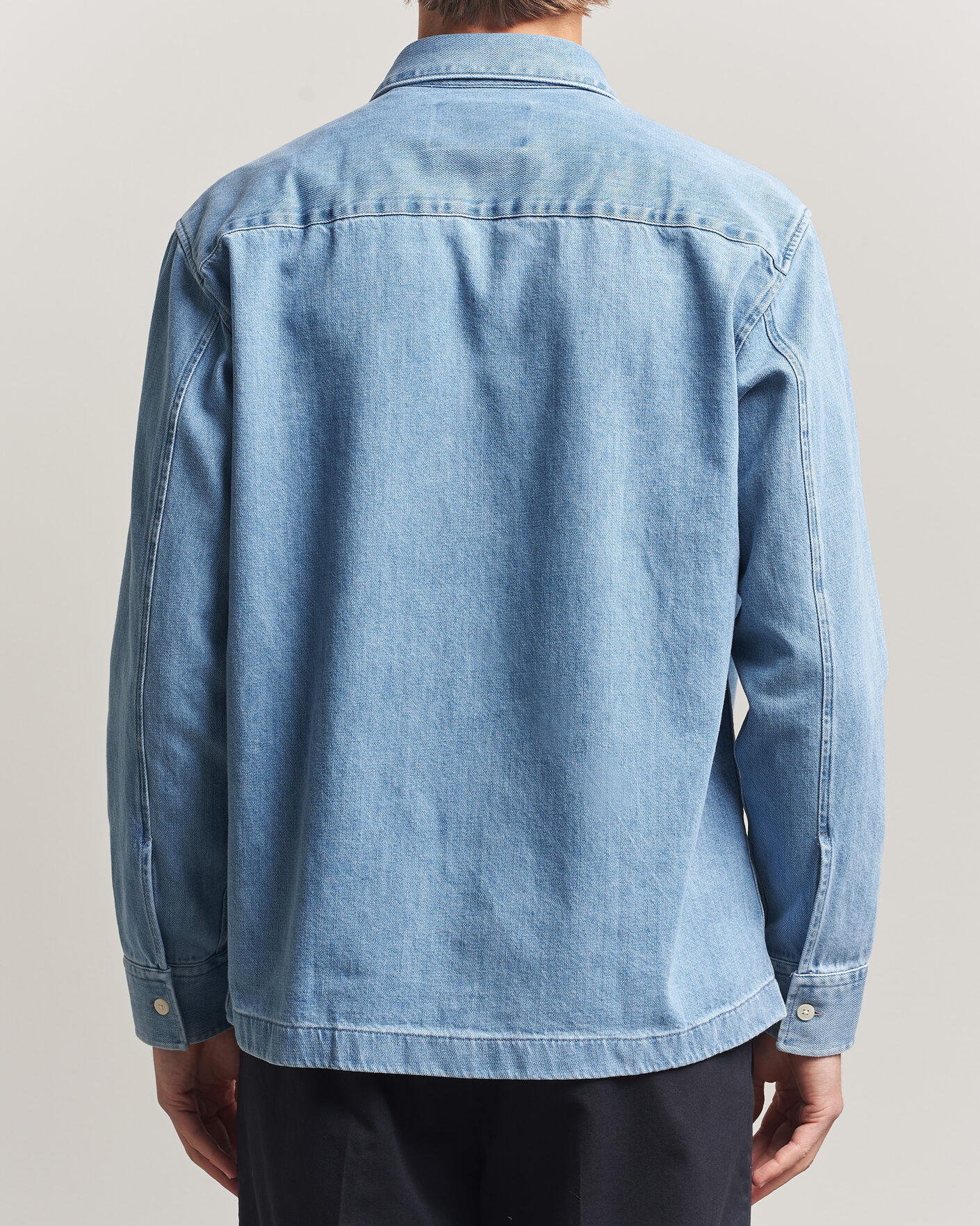 Uomini | Camicie | NN07 | Freddy Denim Overshirt Light Blue