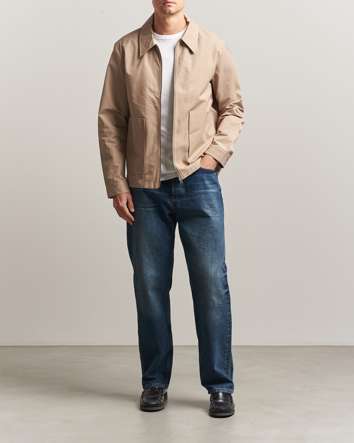 Uomini | Giacche | NN07 | Gael Cotton Twill Jacket Desert Khaki