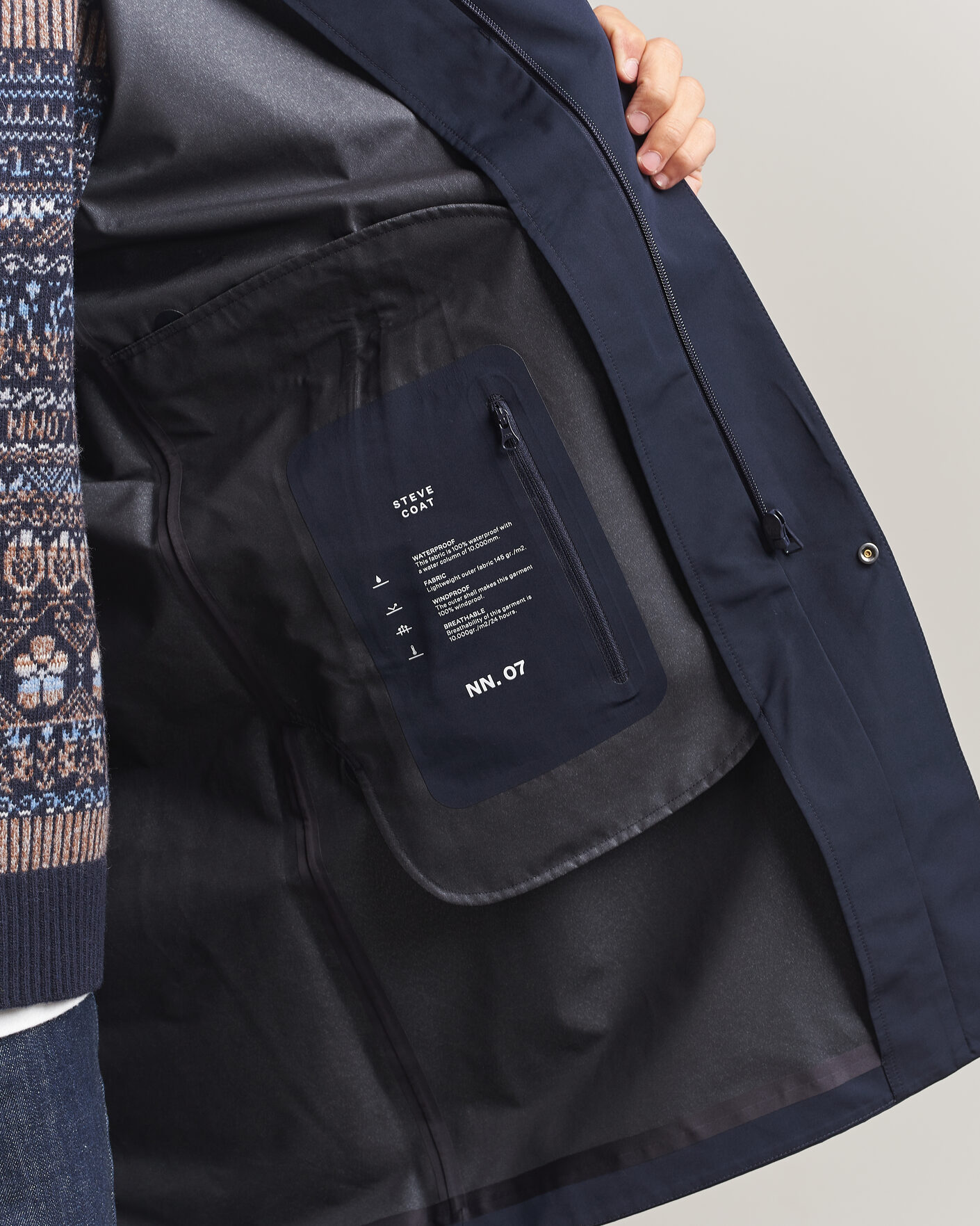 Uomini | Giacche | NN07 | Steve Technical Coat Deep Navy