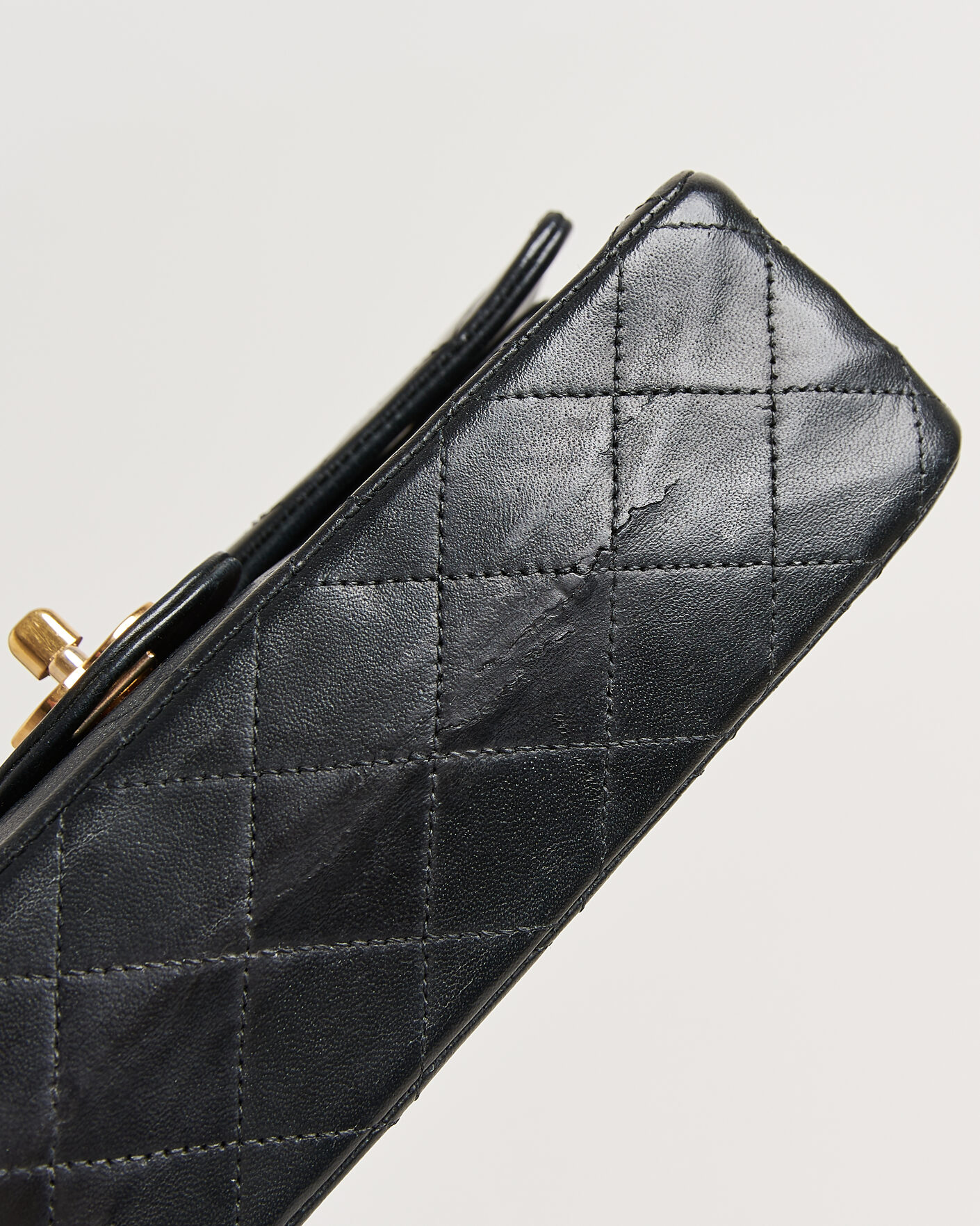 Uomini | Chanel Pre-Owned Classic Small Double Flap Bag Black | Chanel Pre-Owned | Classic Small Double Flap Bag Black