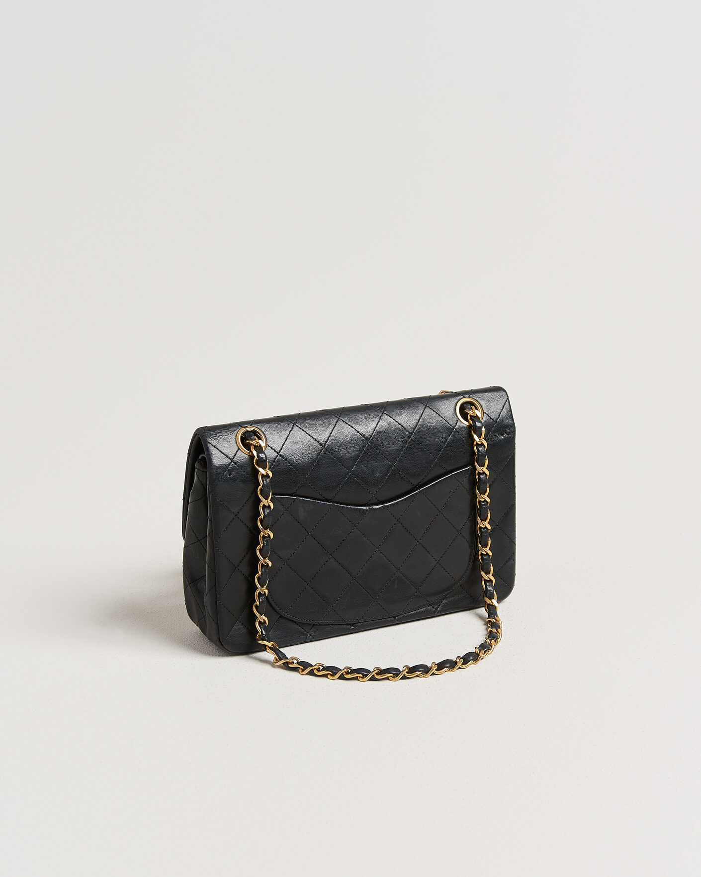 Uomini | Pre-Owned & Vintage Bags | Chanel Pre-Owned | Classic Small Double Flap Bag Black
