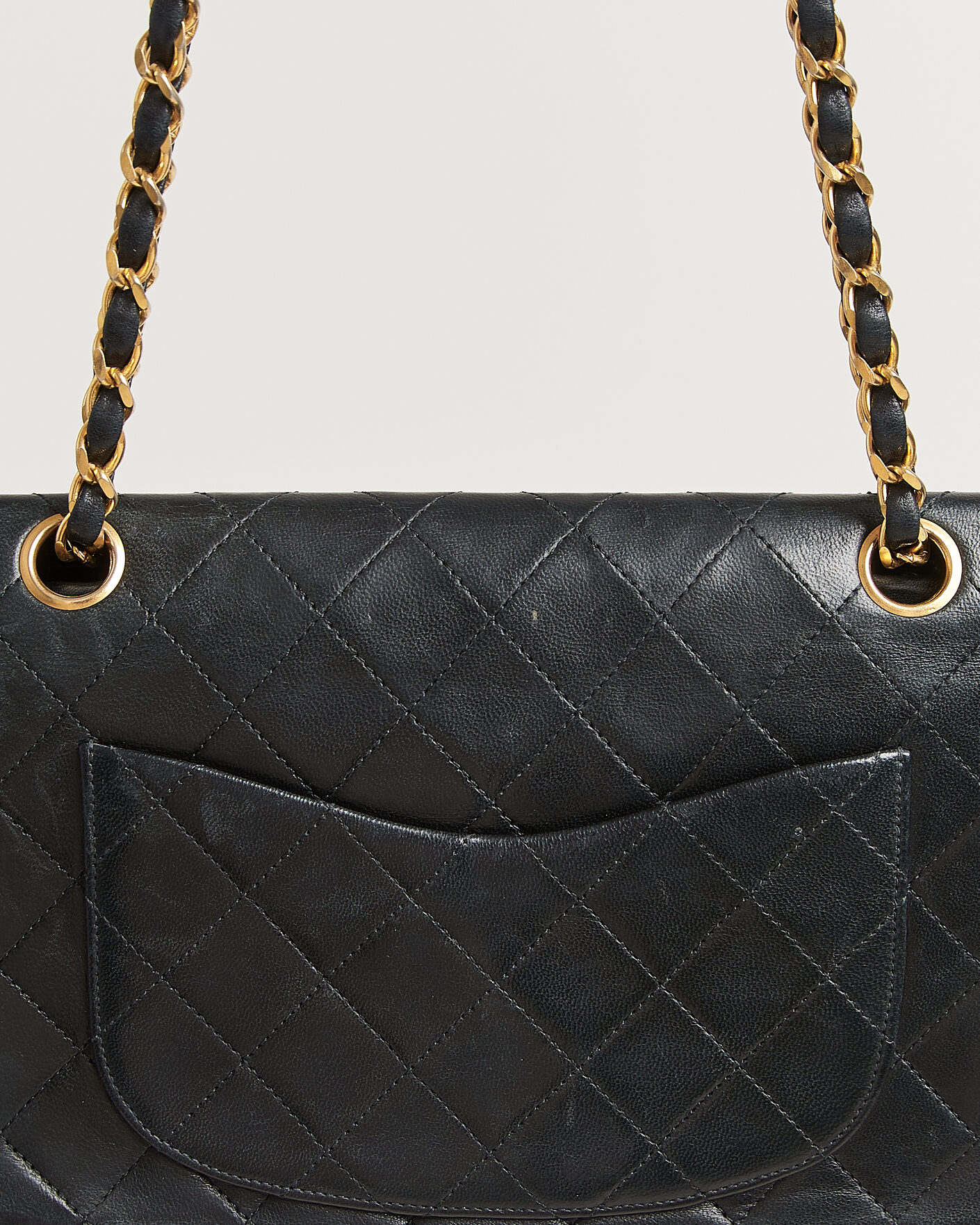 Uomini | Chanel Pre-Owned Classic Small Double Flap Bag Black | Chanel Pre-Owned | Classic Small Double Flap Bag Black