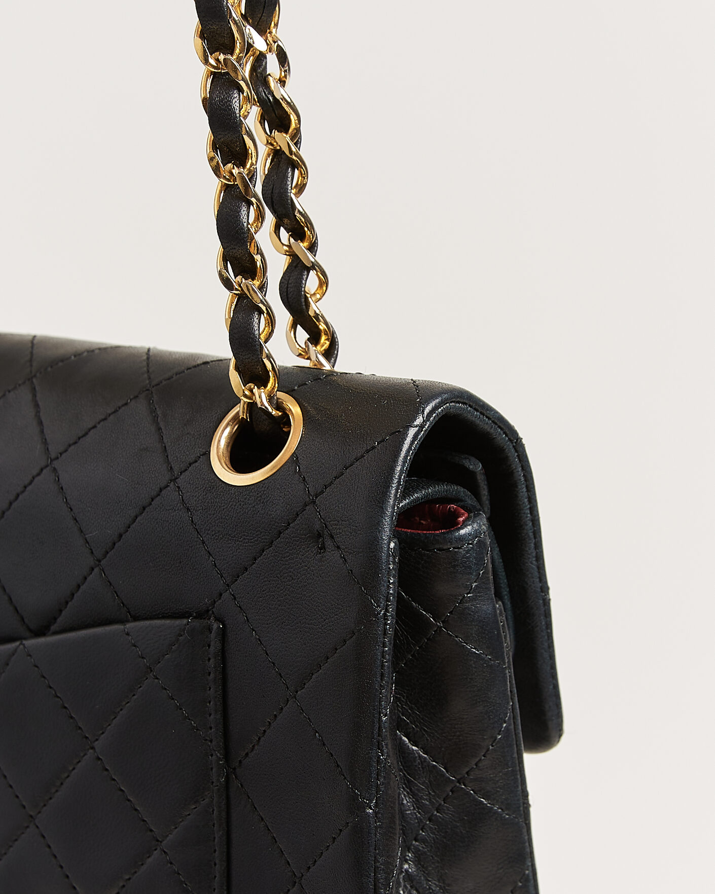 Uomini | Pre-Owned & Vintage Bags | Chanel Pre-Owned | Classic Small Double Flap Bag Black