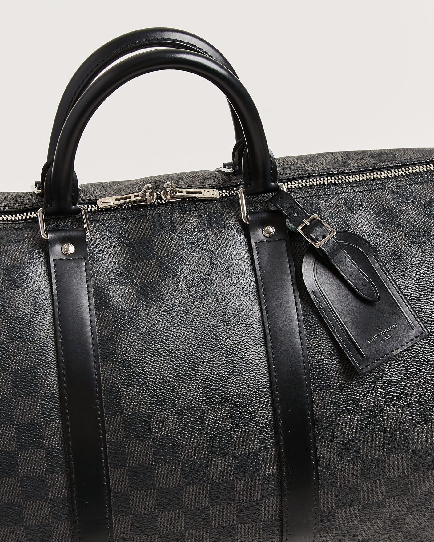 Uomini | Pre-Owned & Vintage Bags | Louis Vuitton Pre-Owned | Keepall 55 Bandouliére Damier Graphite