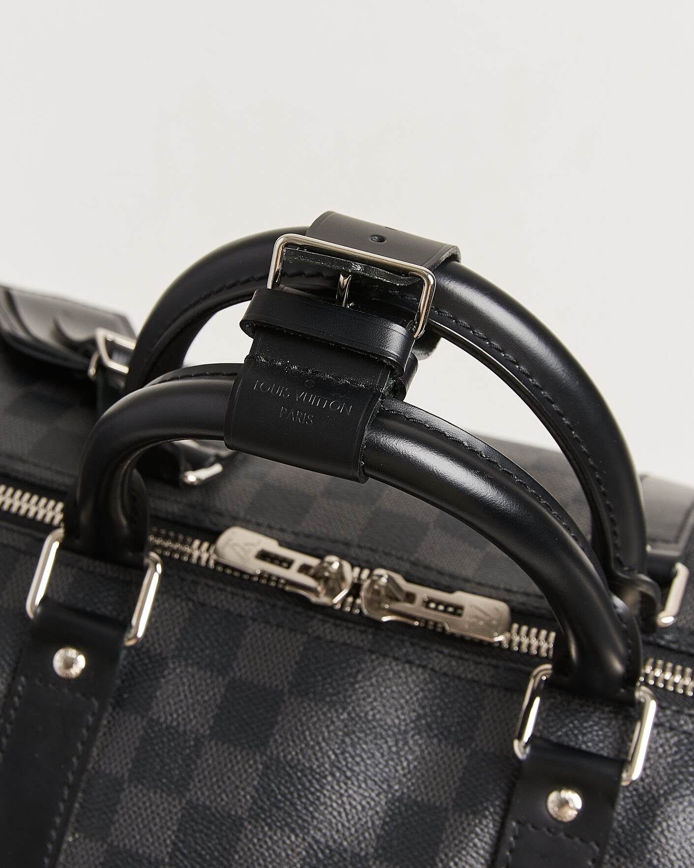 Uomini | Pre-Owned & Vintage Bags | Louis Vuitton Pre-Owned | Keepall 55 Bandouliére Damier Graphite