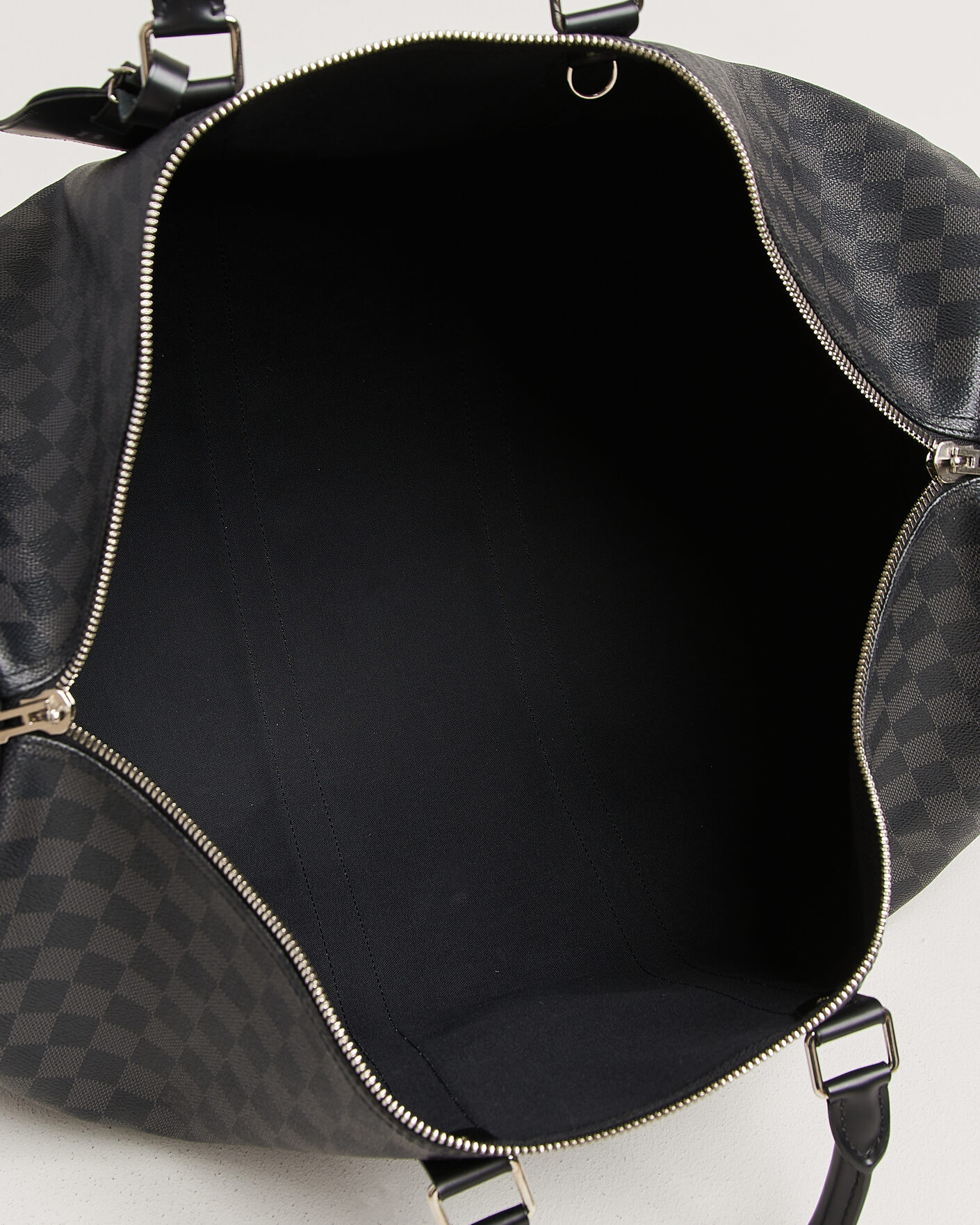 Uomini | Pre-Owned & Vintage Bags | Louis Vuitton Pre-Owned | Keepall 55 Bandouliére Damier Graphite