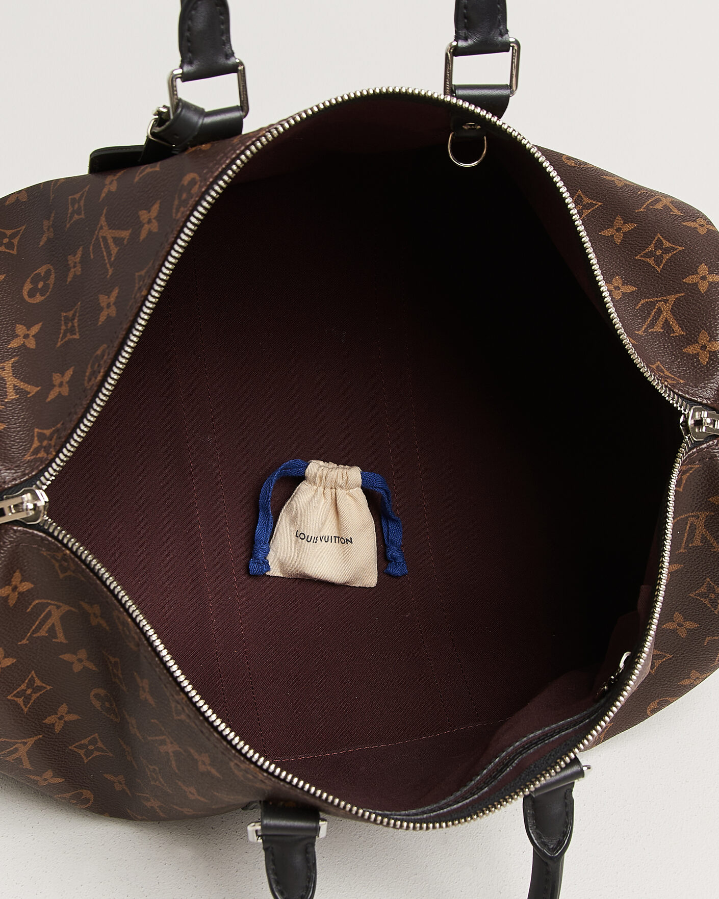 Uomini | Pre-Owned & Vintage Bags | Louis Vuitton Pre-Owned | Keepall 45 Bandouliére Monogram Macassar