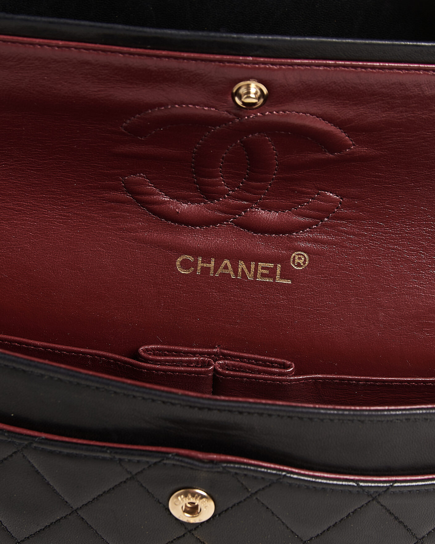 Uomini | Pre-Owned & Vintage Bags | Chanel Pre-Owned | Classic Small Double Flap Bag Black